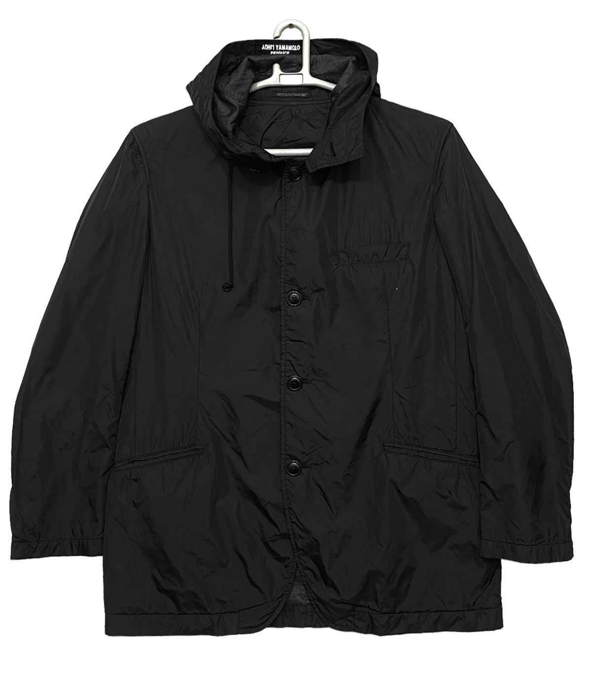 AW16 Yohji Yamamoto Pour Homme signature hoodie jacket