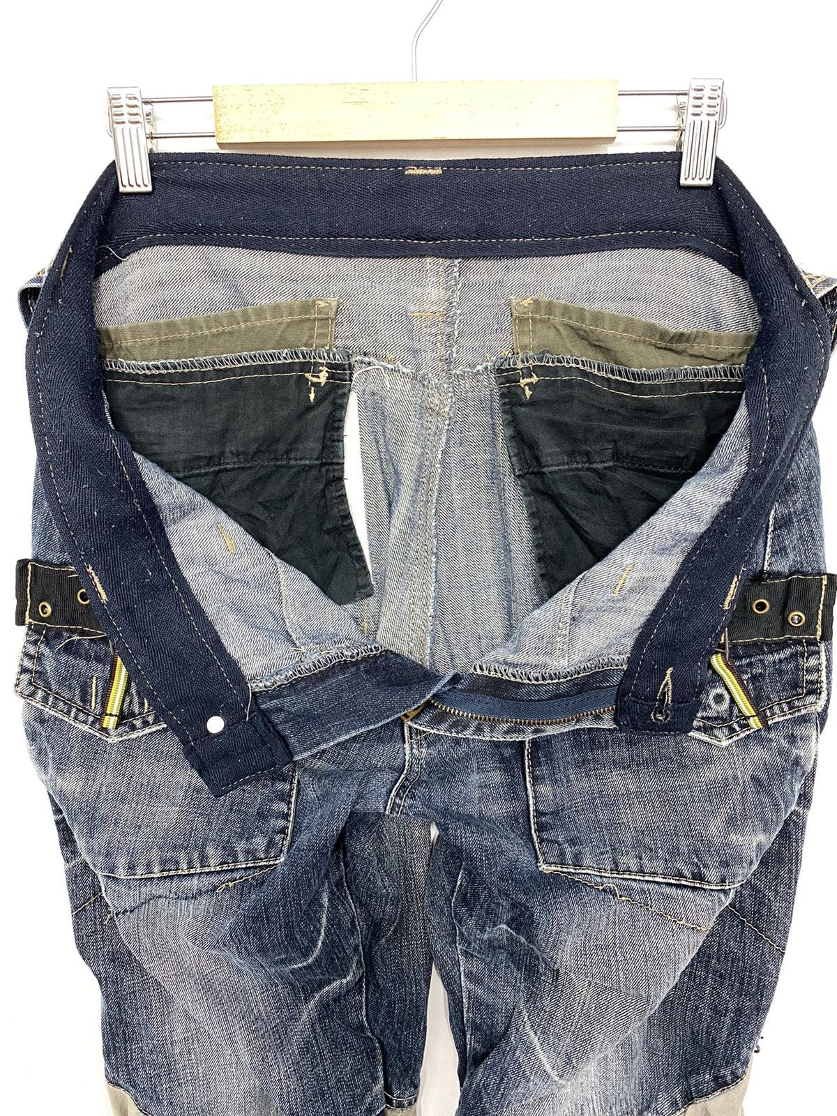 Japanese Brand Ppfm Japanese brand denim bondage zipper jeans Size US 34 / EU 50 - 4 Thumbnail
