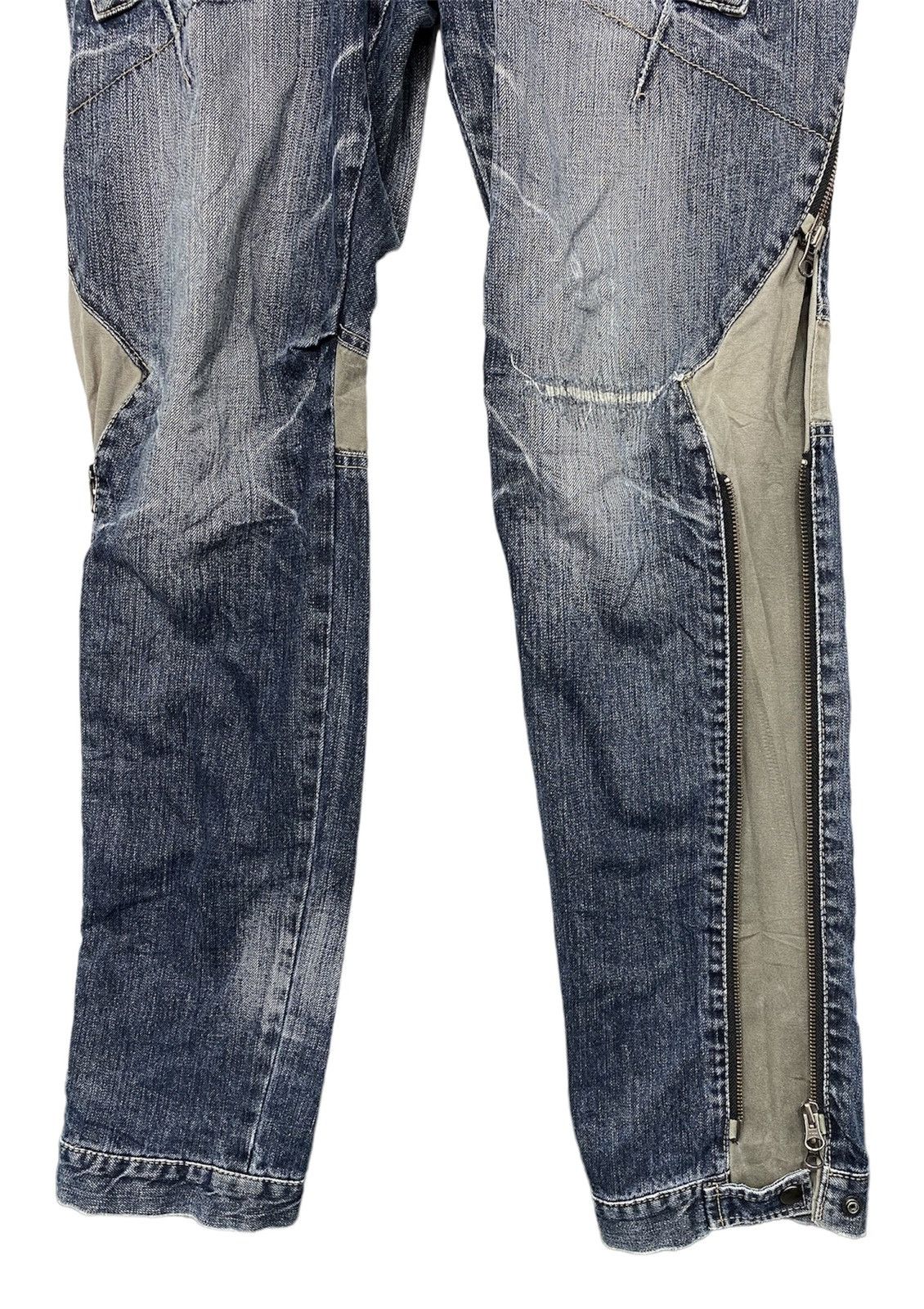 Japanese Brand Ppfm Japanese brand denim bondage zipper jeans Size US 34 / EU 50 - 10 Thumbnail