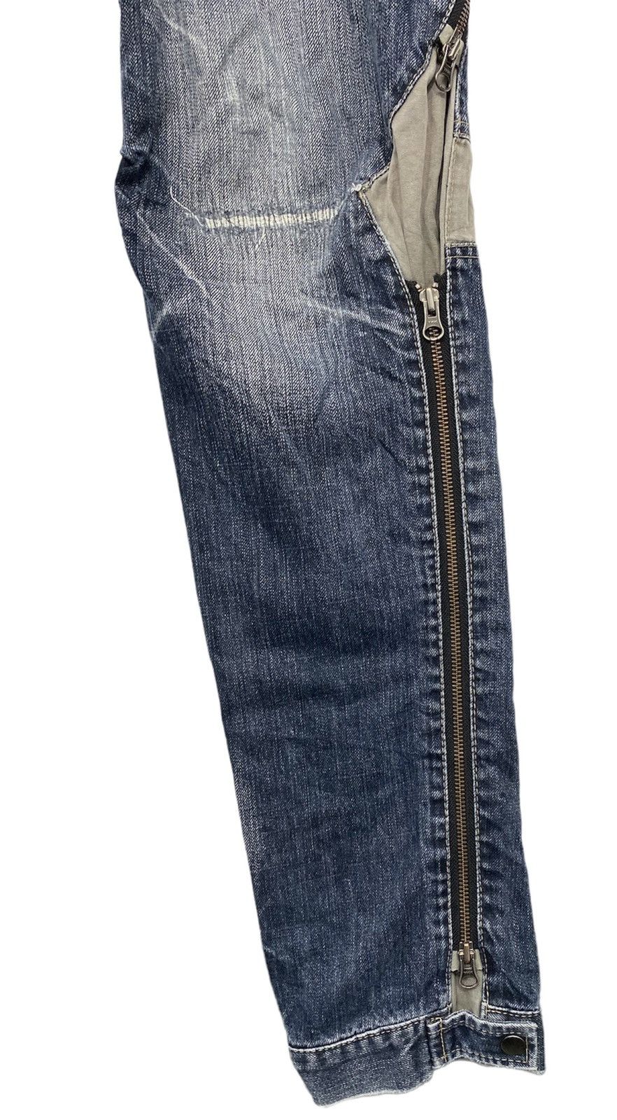 Japanese Brand Ppfm Japanese brand denim bondage zipper jeans Size US 34 / EU 50 - 9 Thumbnail