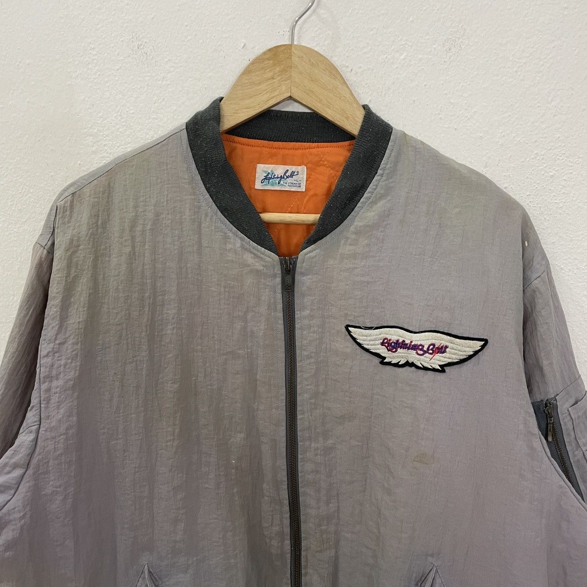 American Apparel Vintage Unbranded Bomber Jacket Size US XL / EU 56 / 4 - 4 Thumbnail