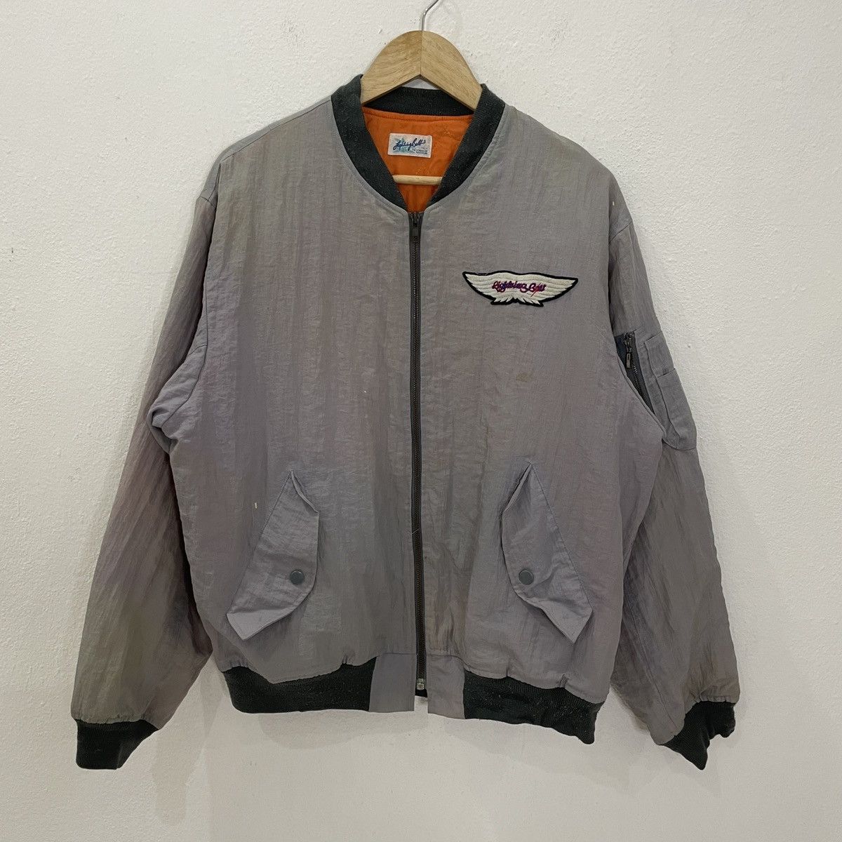 American Apparel Vintage Unbranded Bomber Jacket Size US XL / EU 56 / 4 - 1 Thumbnail
