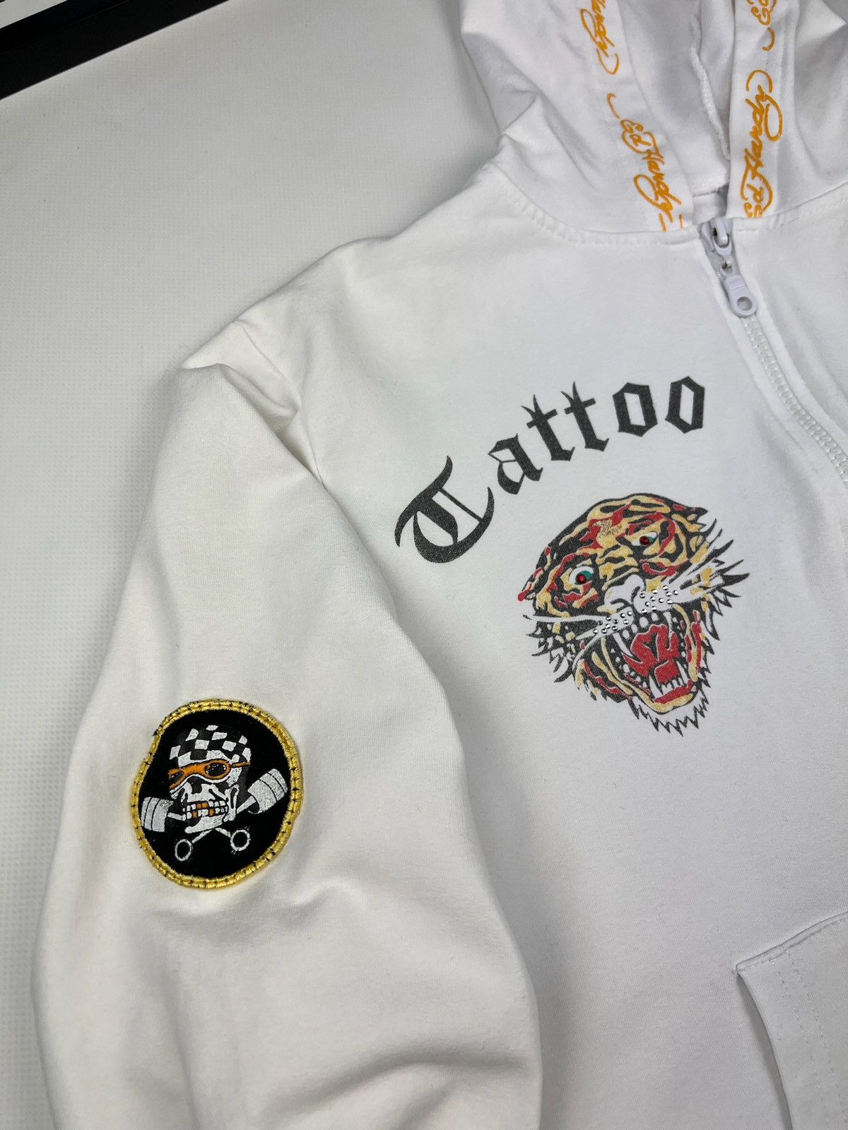 Christian Audigier × Ed Hardy × Vintage Y2K vintage Ed Hardy Zip Hoodie Size ONE SIZE - 7 Thumbnail