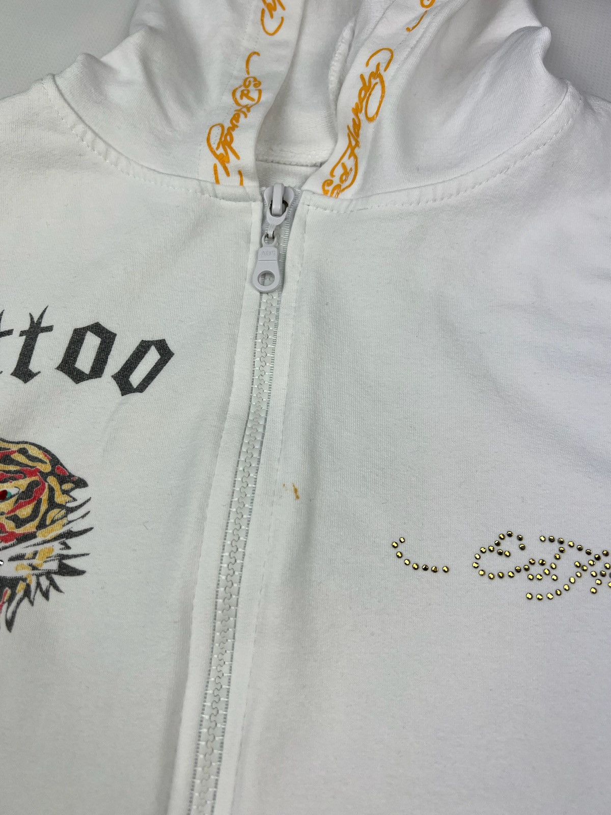 Christian Audigier × Ed Hardy × Vintage Y2K vintage Ed Hardy Zip Hoodie Size ONE SIZE - 10 Thumbnail