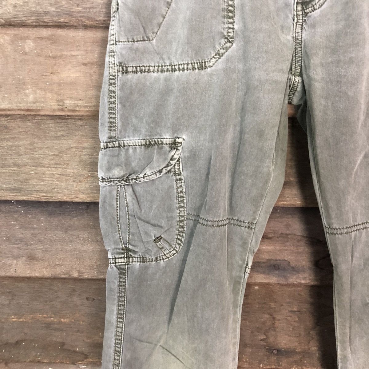 Japanese Brand DLL Uniqlo faded multipocket tactical Cargo Pants #2350 Size US 29 - 6 Thumbnail