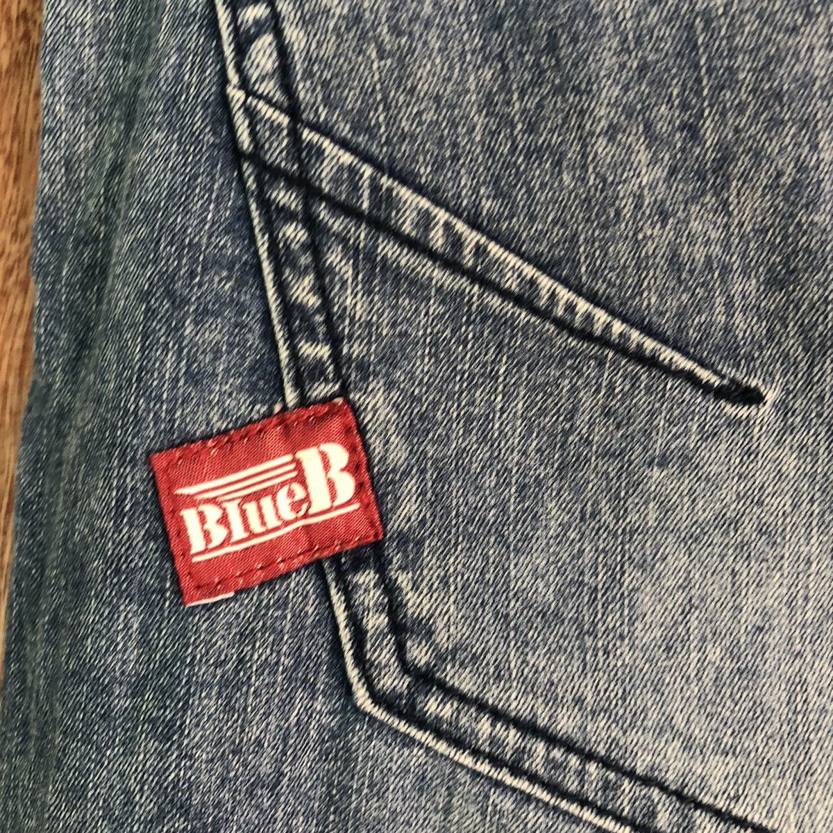 Japanese Brand DL BlueB distressed Denim multipocket Jeans Pants #c290 Size US 35 - 12 Thumbnail