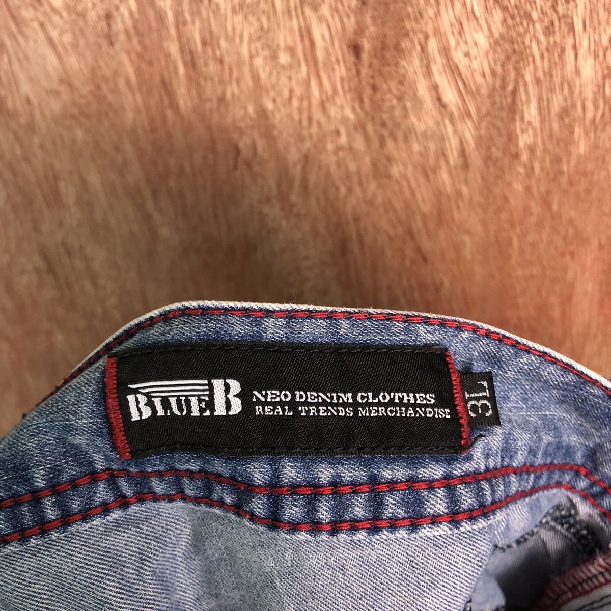Japanese Brand DL BlueB distressed Denim multipocket Jeans Pants #c290 Size US 35 - 14 Thumbnail