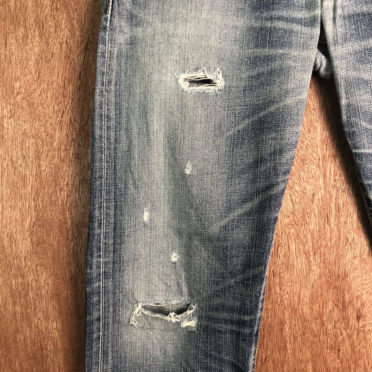 Levi's × Vintage 505 Levis Strauss Vintage distressed Denim Jeans Pants #c299 Size US 32 / EU 48 - 5 Thumbnail