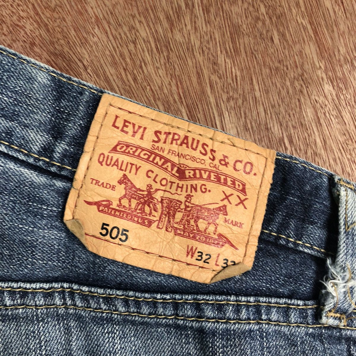 Levi's × Vintage 505 Levis Strauss Vintage distressed Denim Jeans Pants #c299 Size US 32 / EU 48 - 15 Thumbnail