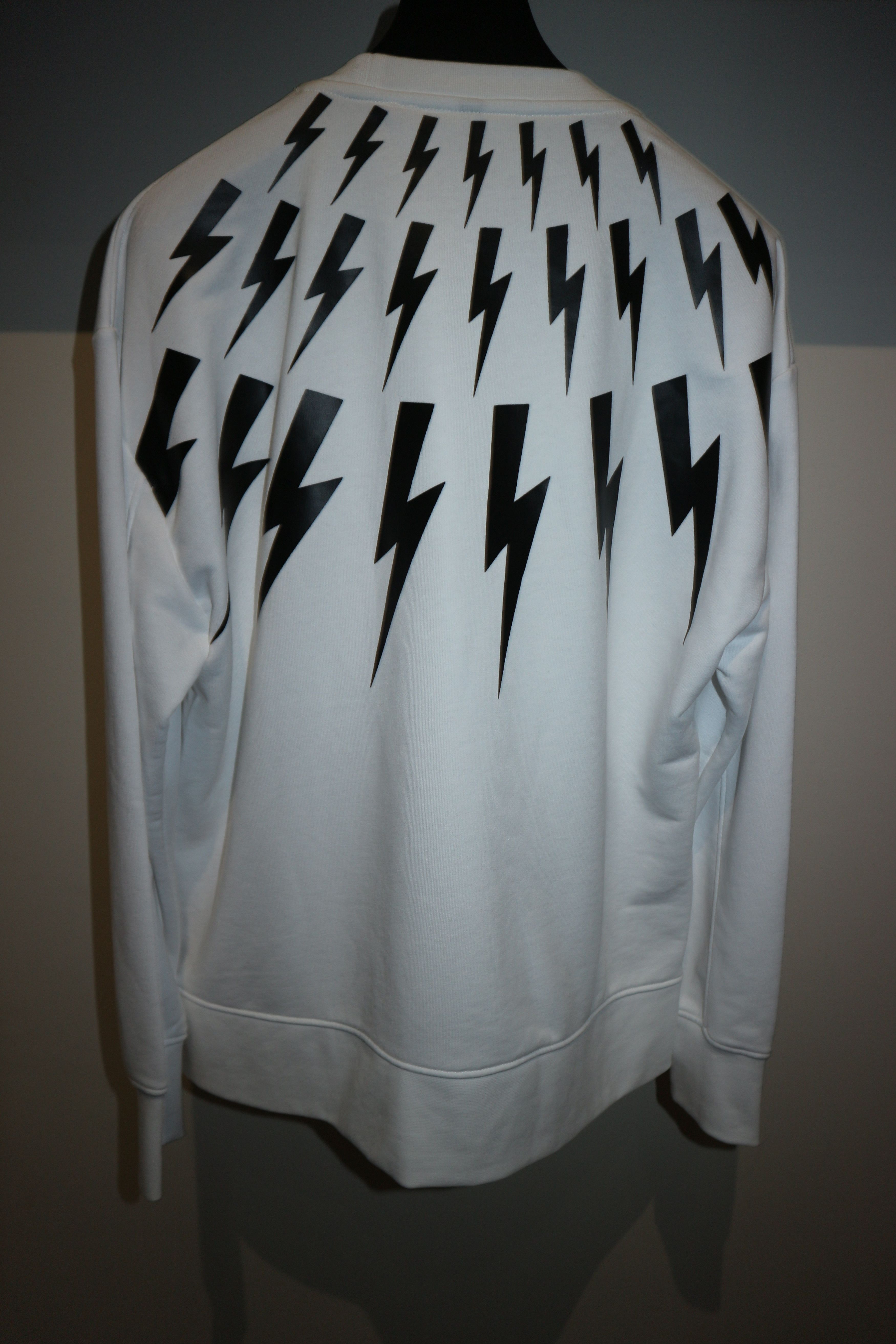 Neil Barrett Lightning bolt print sweatshirt Size US L / EU 52-54 / 3 - 7 Thumbnail