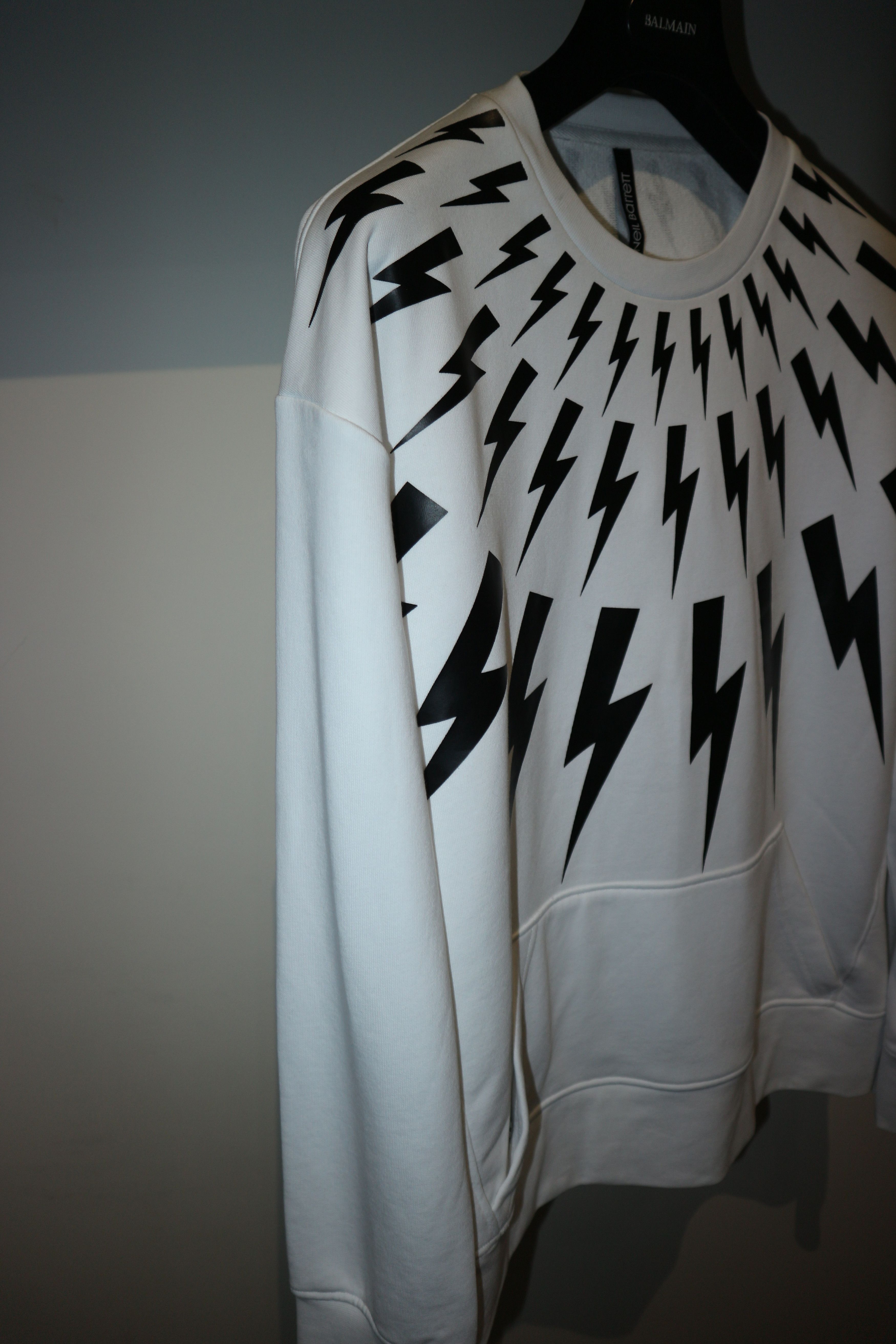 Neil Barrett Lightning bolt print sweatshirt Size US L / EU 52-54 / 3 - 4 Thumbnail