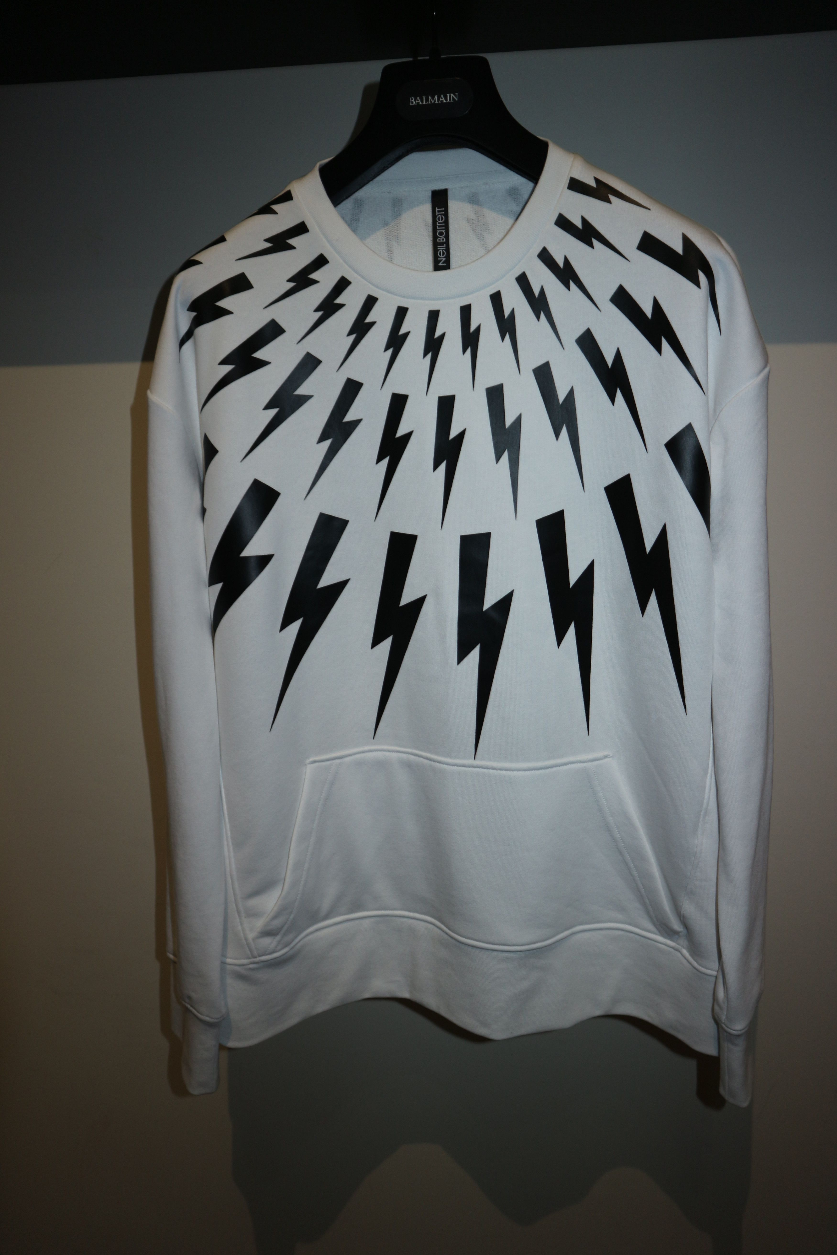 Neil Barrett Lightning bolt print sweatshirt Size US XL / EU 56 / 4 - 1 Thumbnail