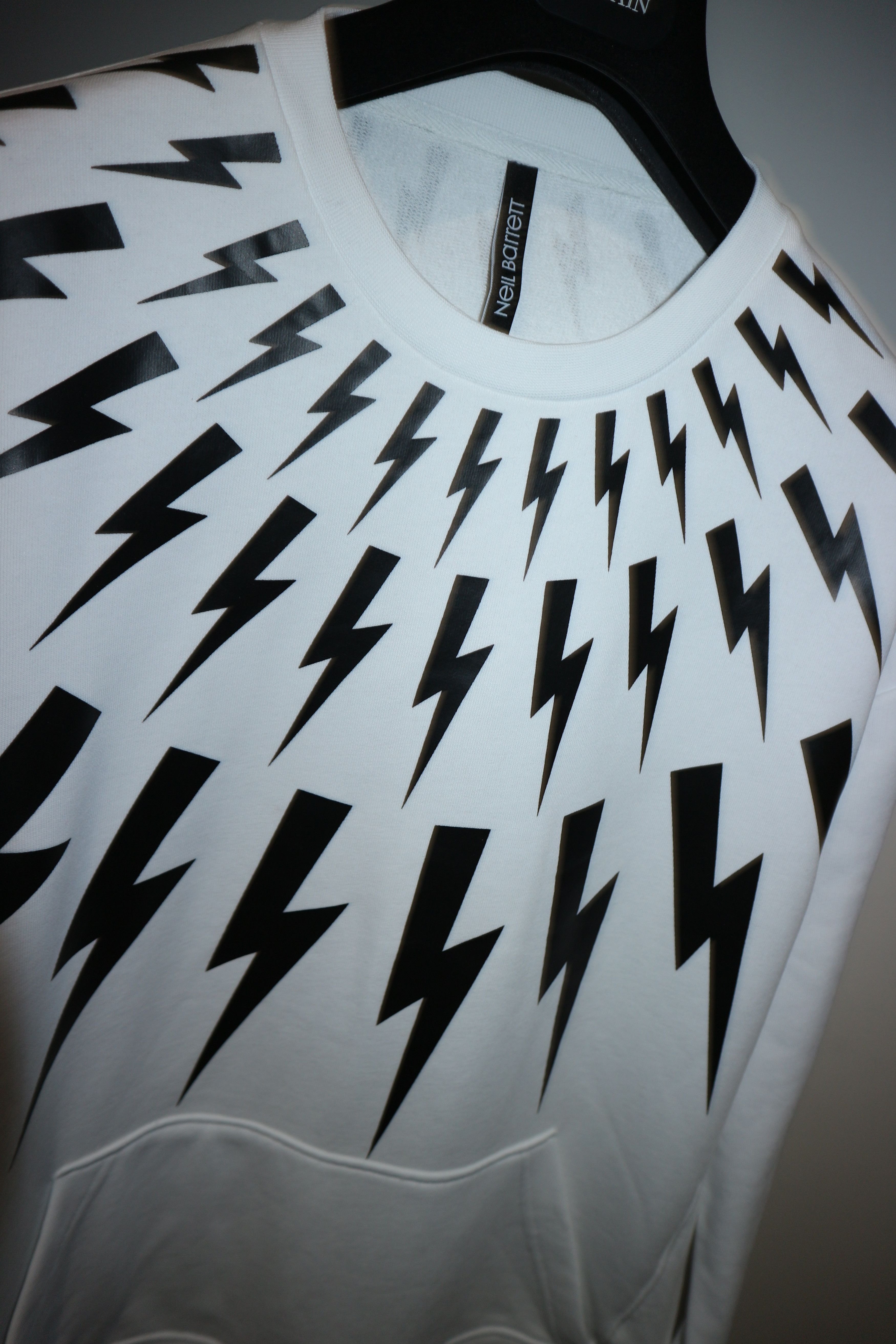 Neil Barrett Lightning bolt print sweatshirt Size US XL / EU 56 / 4 - 6 Thumbnail