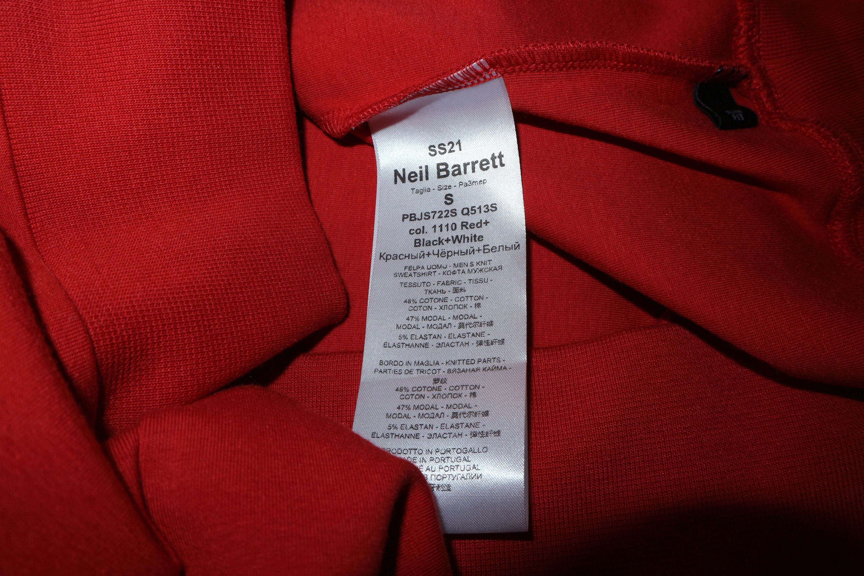 Neil Barrett THUNDERBOLT PRINT HOODIE Size US S / EU 44-46 / 1 - 9 Thumbnail
