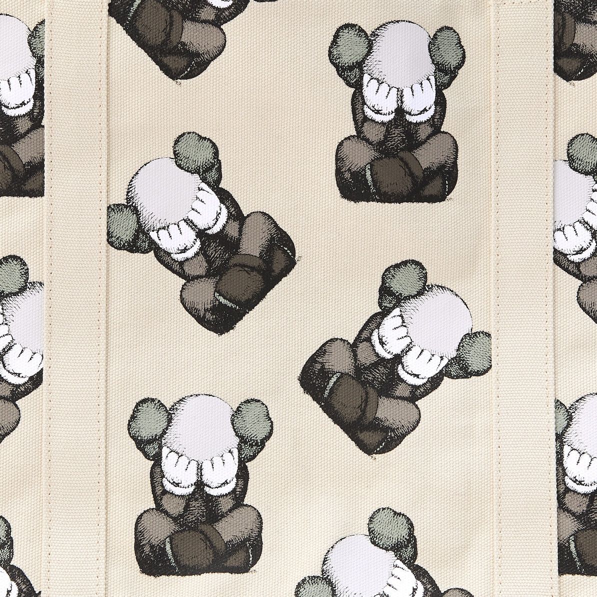 Kaws × Uniqlo KAWS Canvas Tote Bag SS21 - "Seperated" Size ONE SIZE - 12 Thumbnail