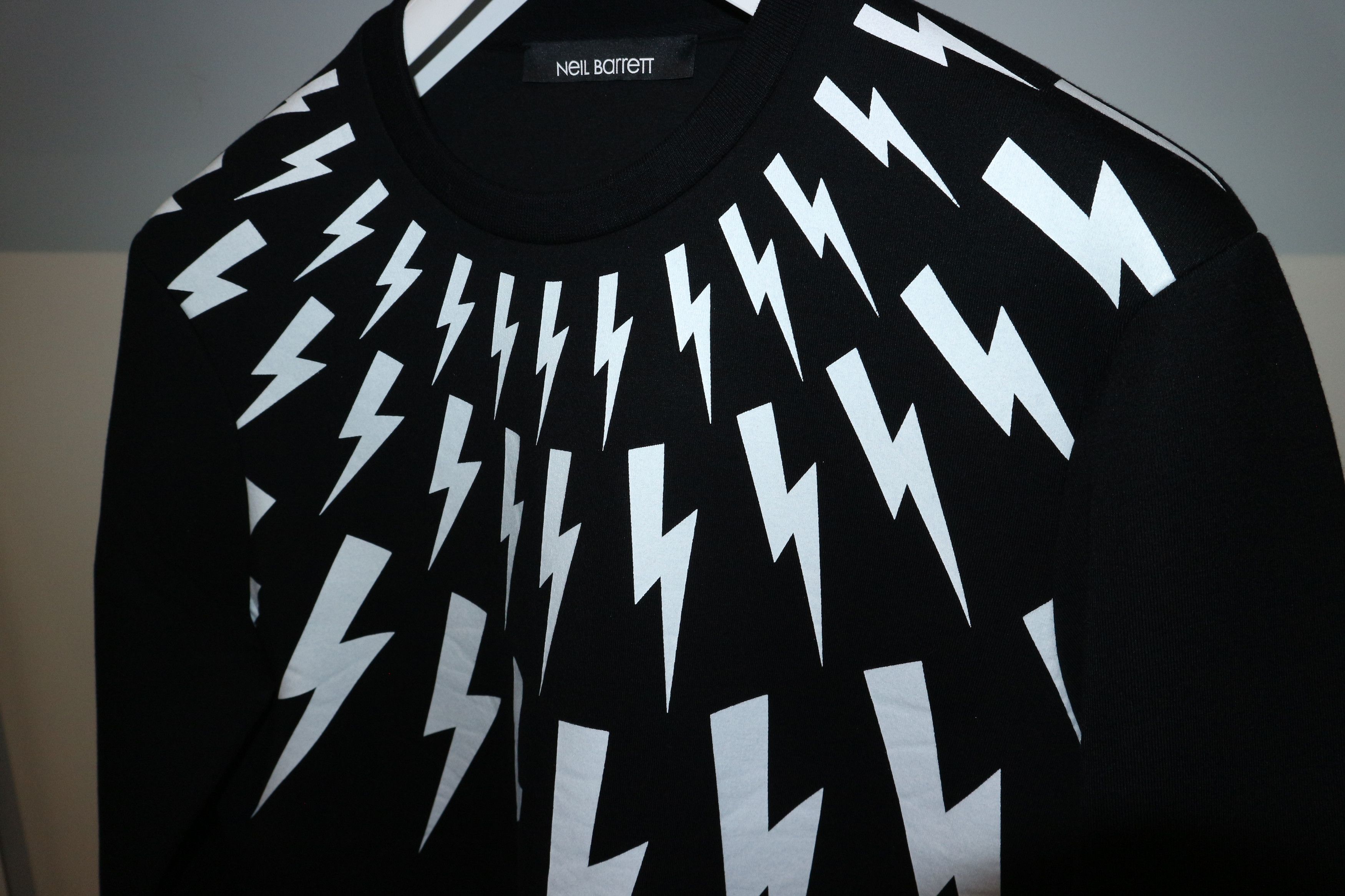 Neil Barrett Lightning bolt print neoprene dress Size US M / EU 48-50 / 2 - 5 Thumbnail