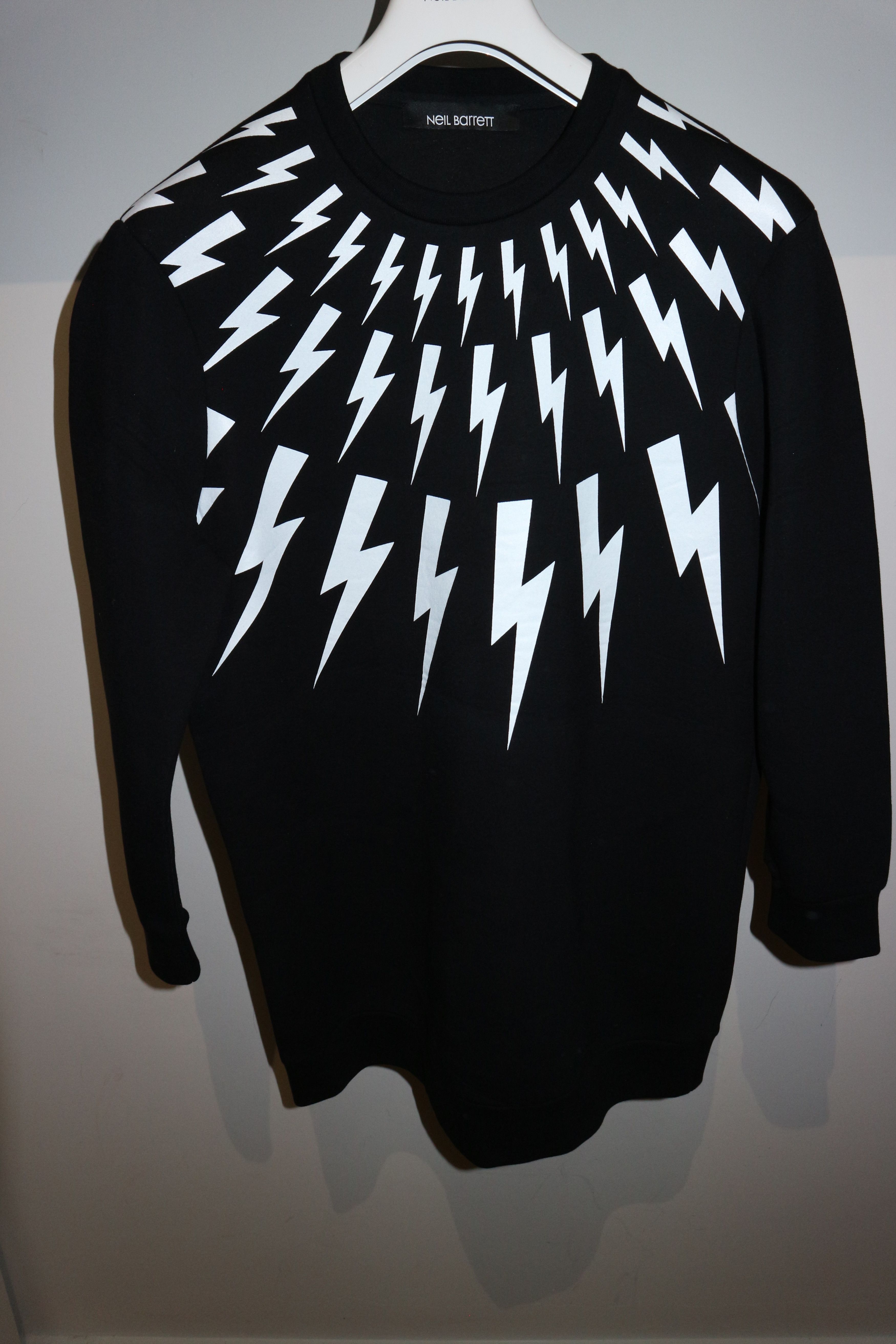 Neil Barrett Lightning bolt print neoprene dress Size US M / EU 48-50 / 2 - 1 Thumbnail