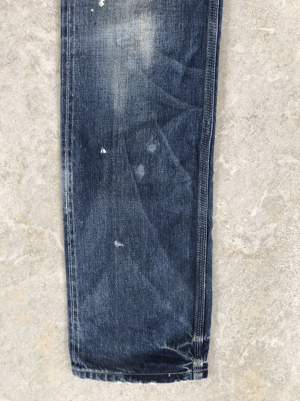 Vanquish Japanese Vanquish Distressed Jeans Painted Size US 31 - 6 Thumbnail