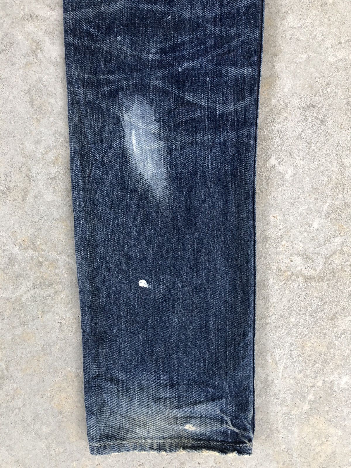 Vanquish Japanese Vanquish Distressed Jeans Painted Size US 31 - 9 Thumbnail