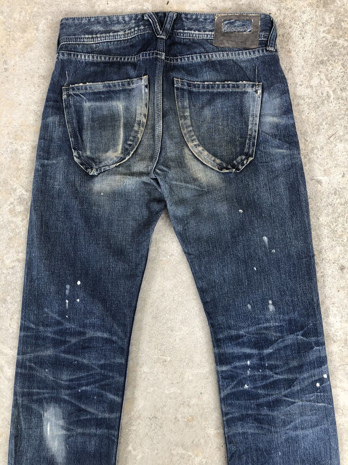 Vanquish Japanese Vanquish Distressed Jeans Painted Size US 31 - 8 Thumbnail