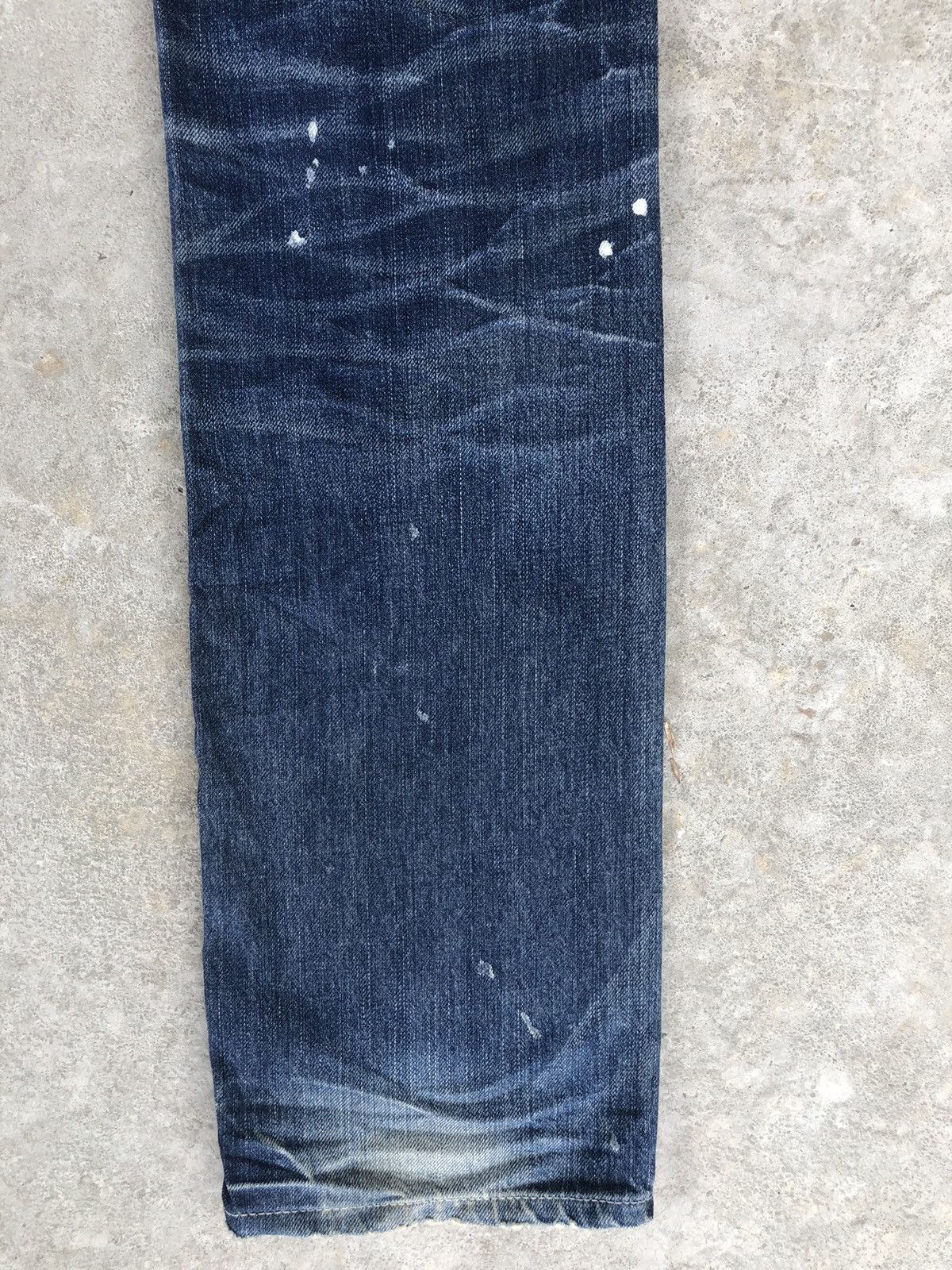 Vanquish Japanese Vanquish Distressed Jeans Painted Size US 31 - 11 Thumbnail