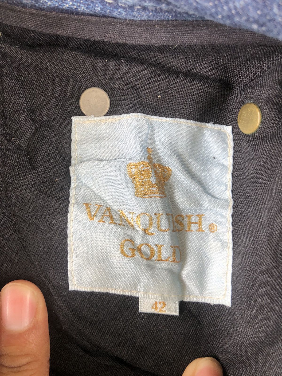 Vanquish Japanese Vanquish Distressed Jeans Painted Size US 31 - 19 Thumbnail