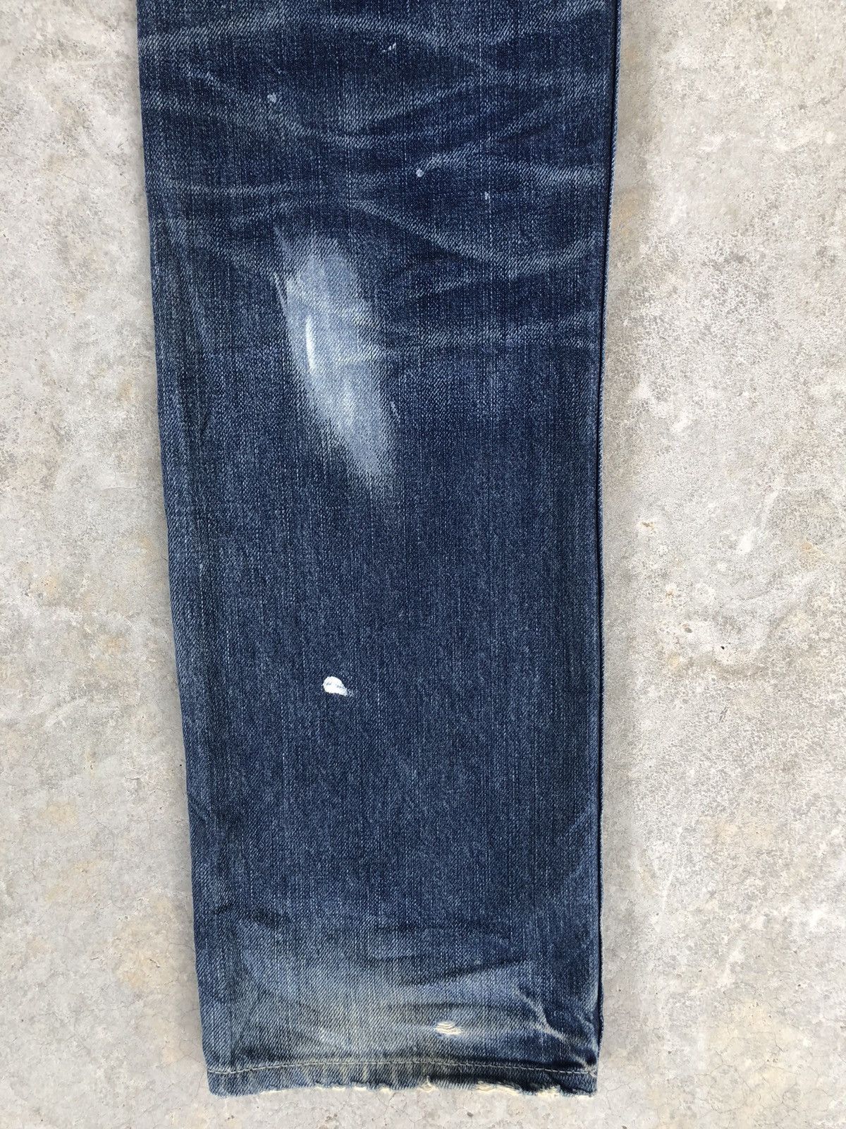 Vanquish Japanese Vanquish Distressed Jeans Painted Size US 31 - 10 Thumbnail