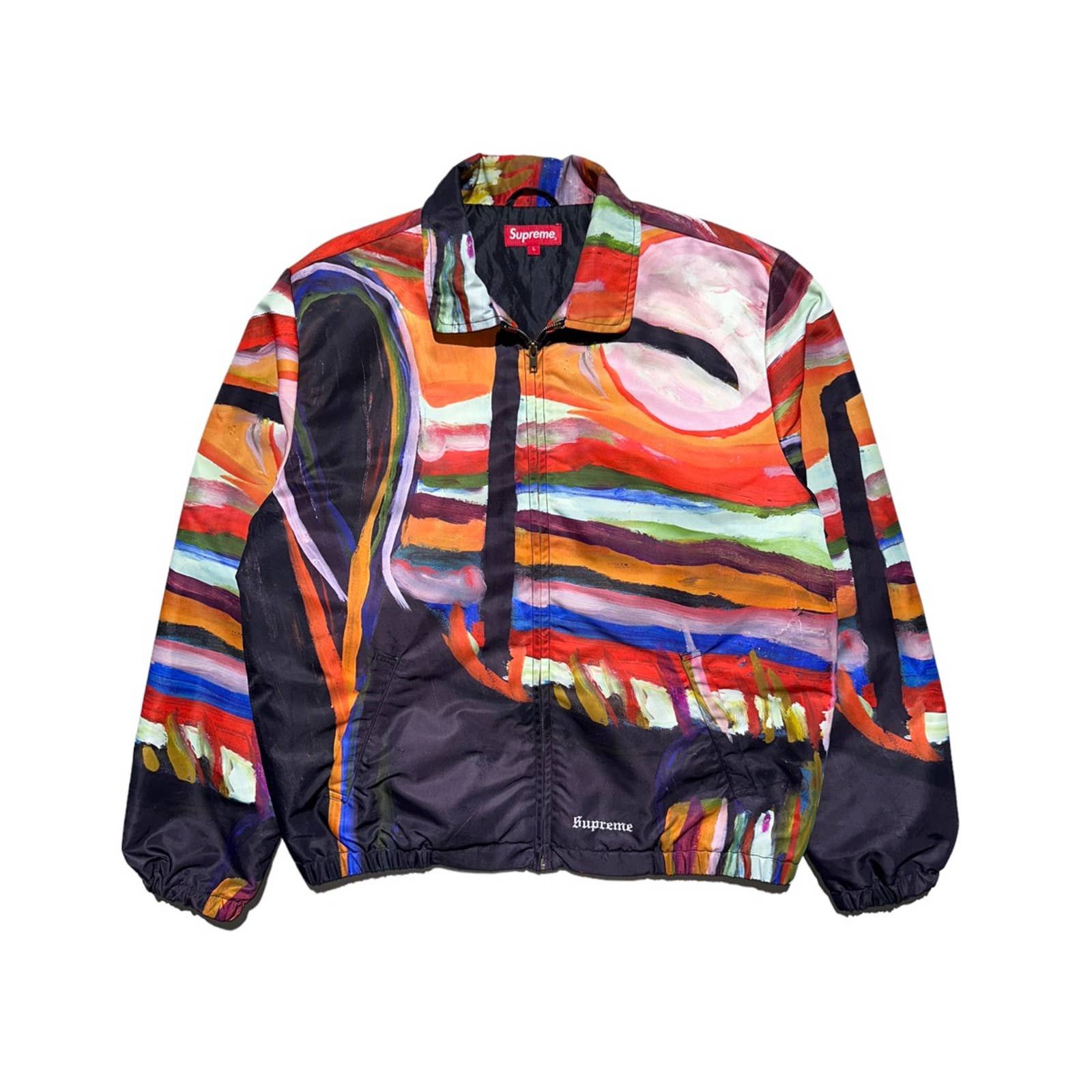 Supreme Josh Smith reaper painting jacket | Grailed