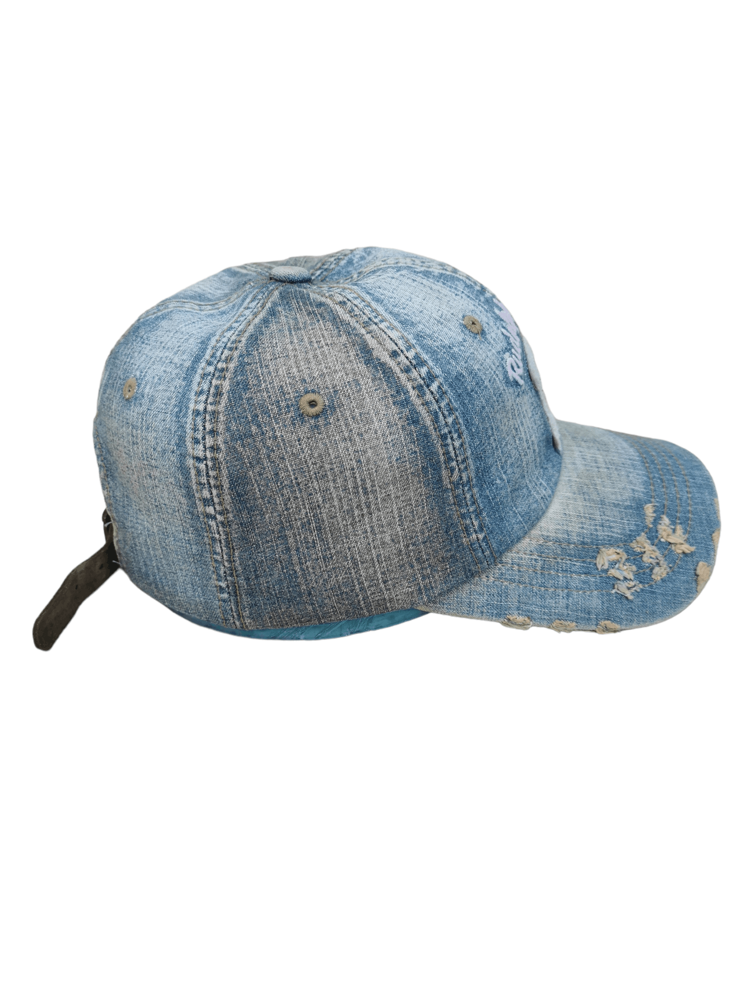 Valentino DESIGNER RUDOLPH VALENTINO DENIM HAT CAP Size ONE SIZE - 4 Thumbnail