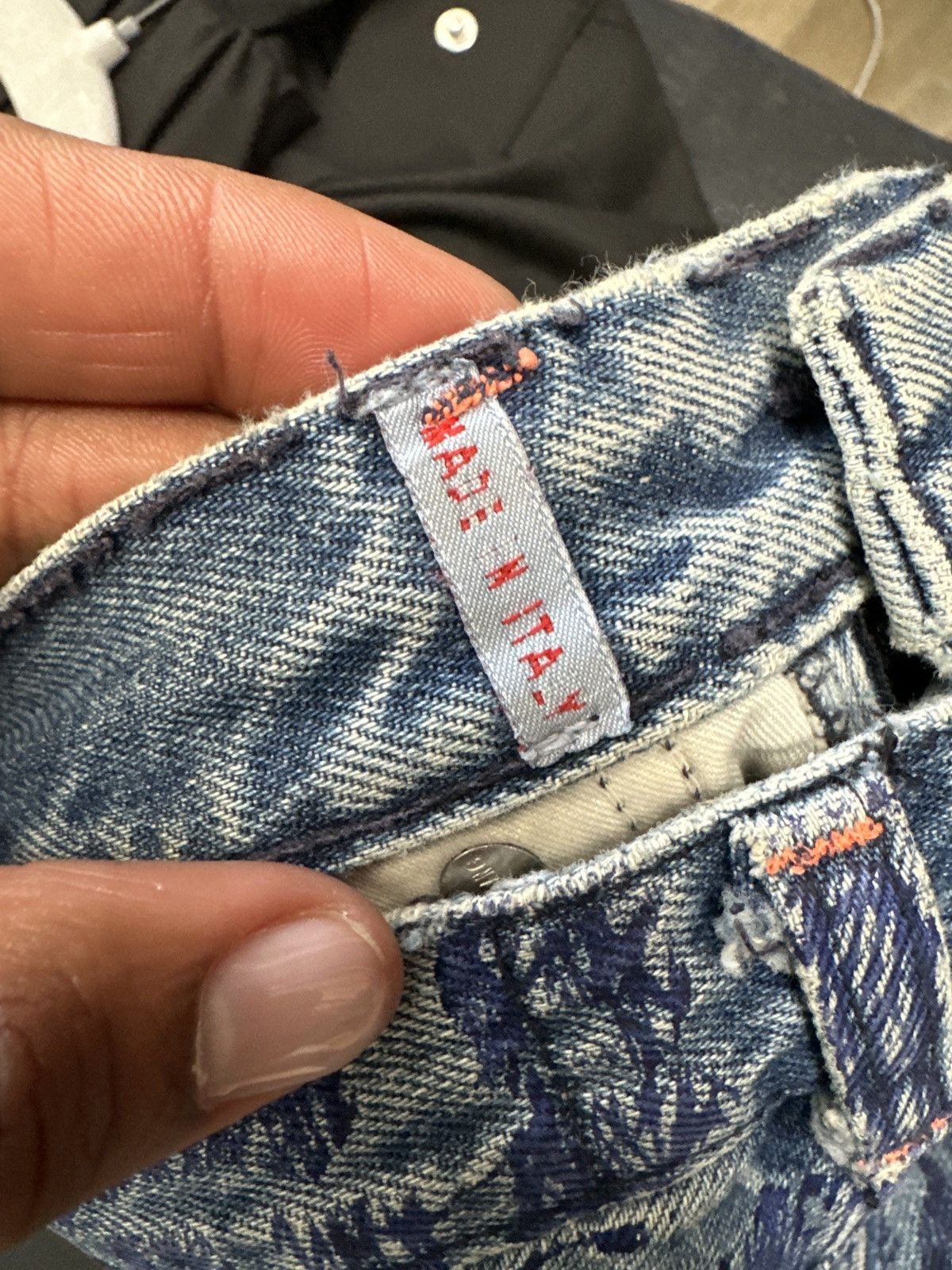 W&LT × Walter Van Beirendonck 1997 pen scribble denim AW97 Size US 30 / EU 46 - 9 Thumbnail