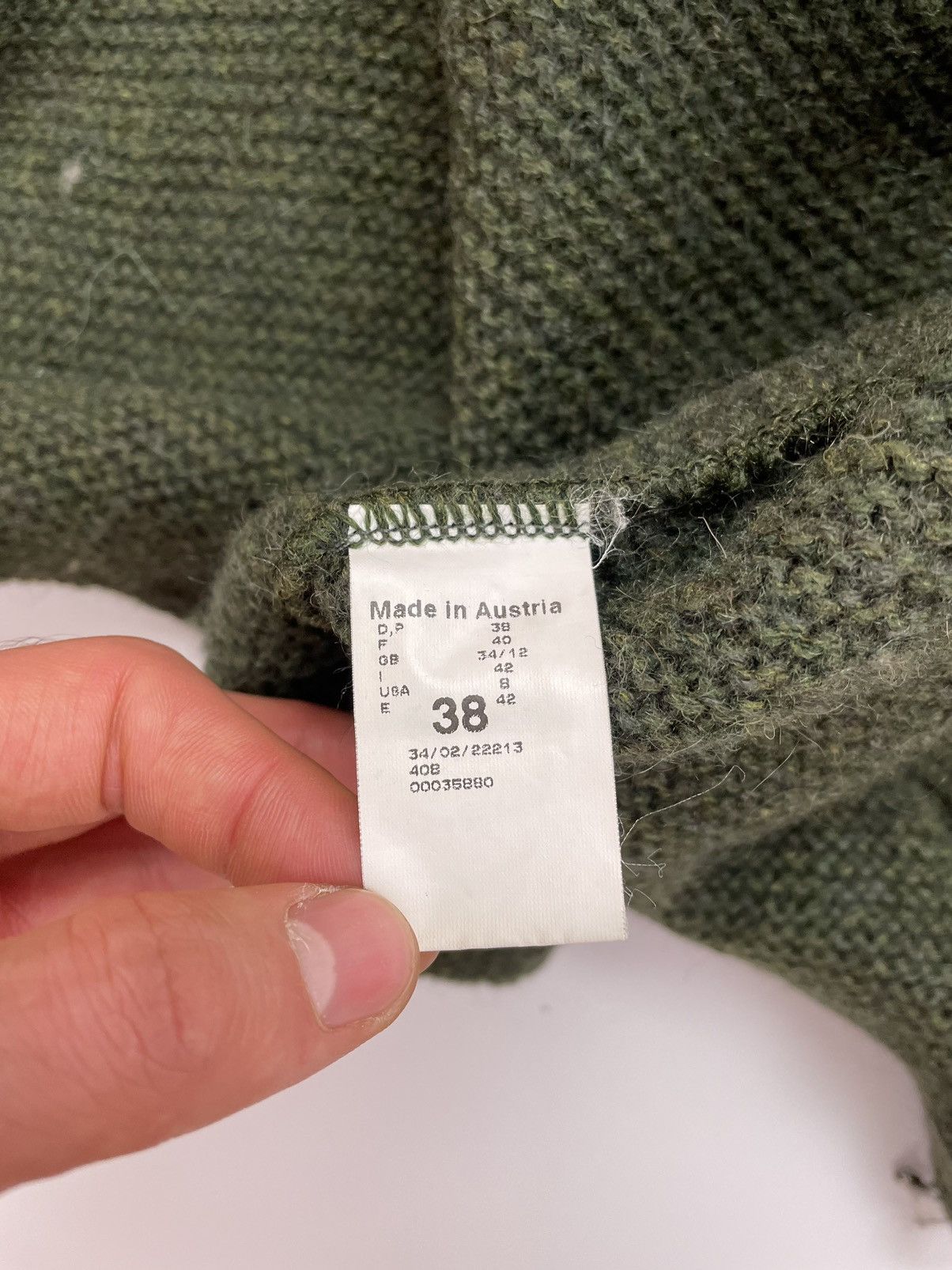 GIESSWEIN × Vintage GIESSWEIN made in Austria Green full zip sweater size 38 Size M / US 6-8 / IT 42-44 - 12 Thumbnail