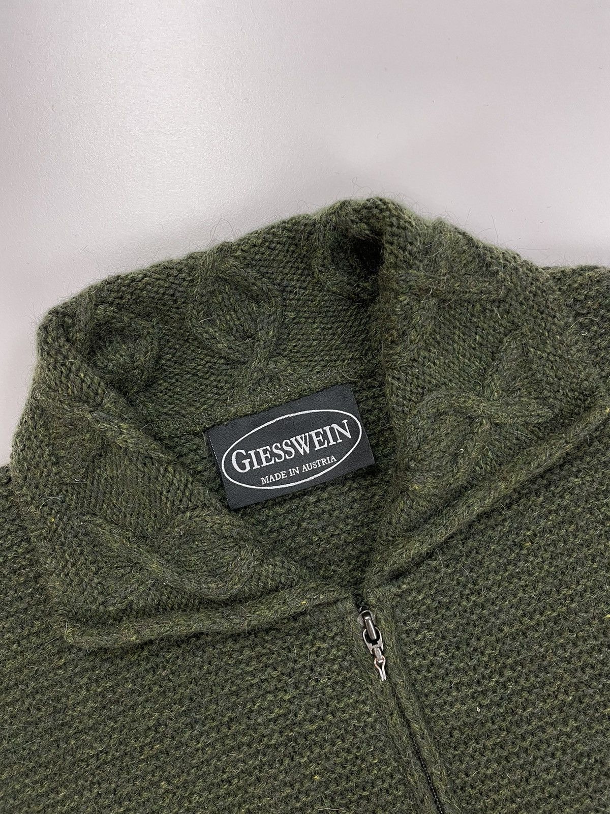 GIESSWEIN × Vintage GIESSWEIN made in Austria Green full zip sweater size 38 Size M / US 6-8 / IT 42-44 - 9 Thumbnail