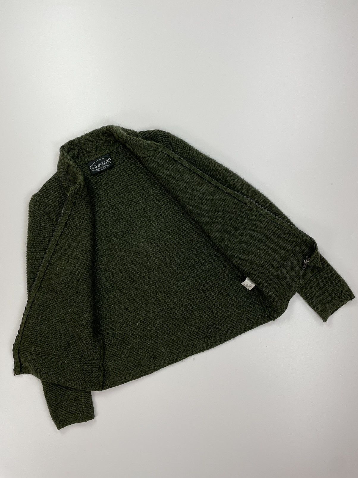 GIESSWEIN × Vintage GIESSWEIN made in Austria Green full zip sweater size 38 Size M / US 6-8 / IT 42-44 - 10 Thumbnail