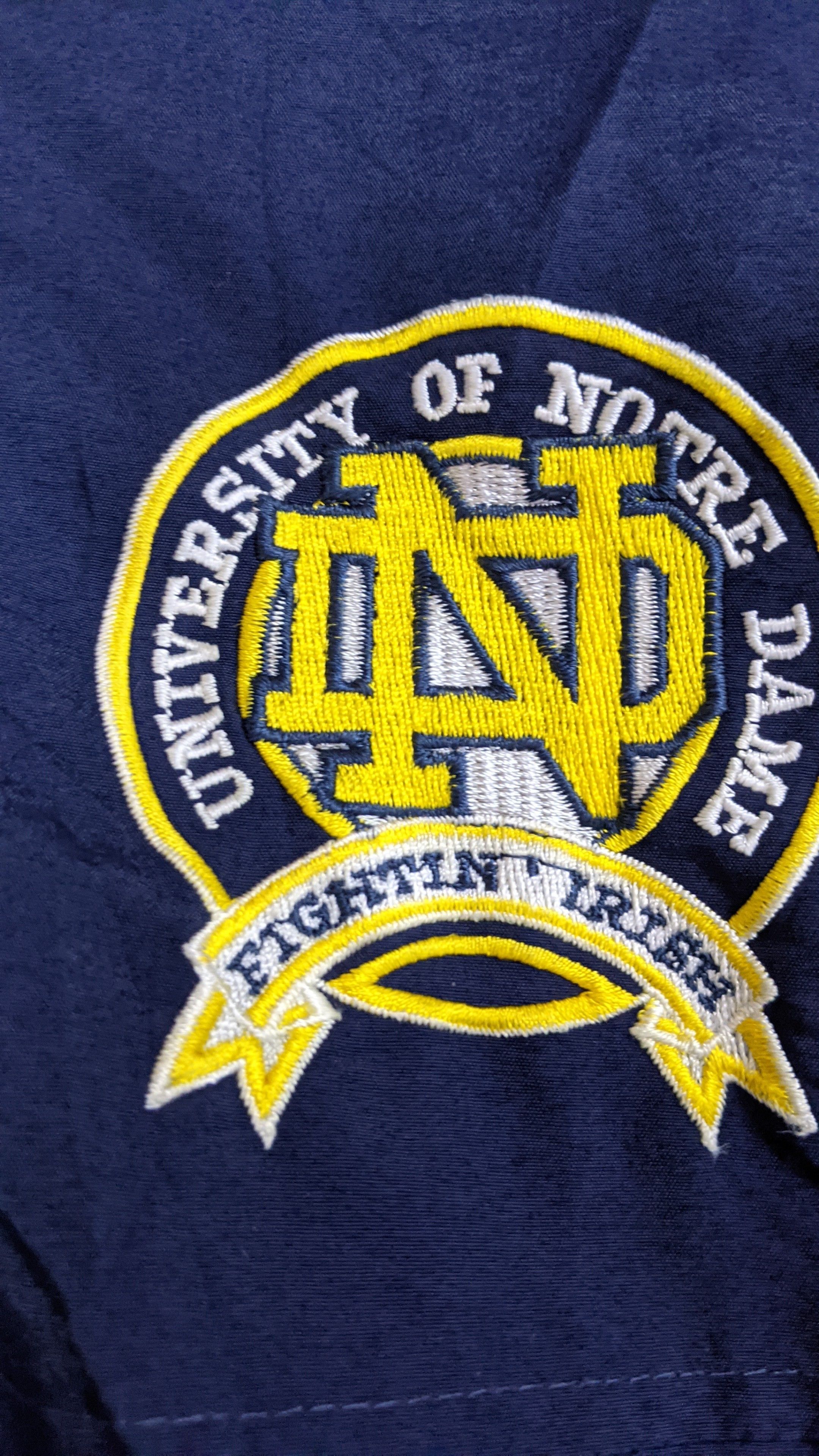 Starter × Vintage 90’s Notre Dame Fighting Irish Starter Pullover NCAA Size US L / EU 52-54 / 3 - 4 Thumbnail