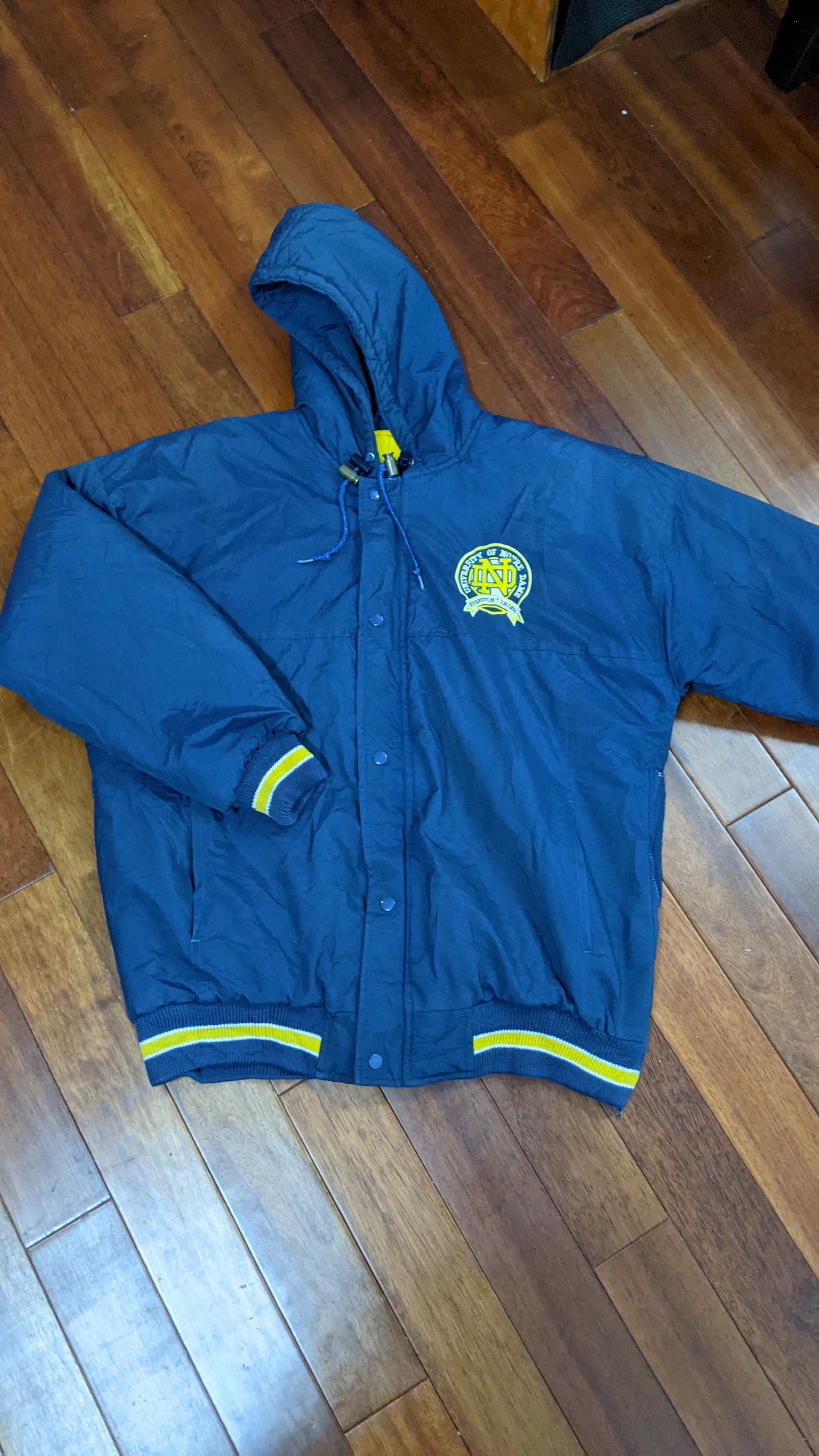 Starter × Vintage 90’s Notre Dame Fighting Irish Starter Pullover NCAA Size US L / EU 52-54 / 3 - 3 Thumbnail