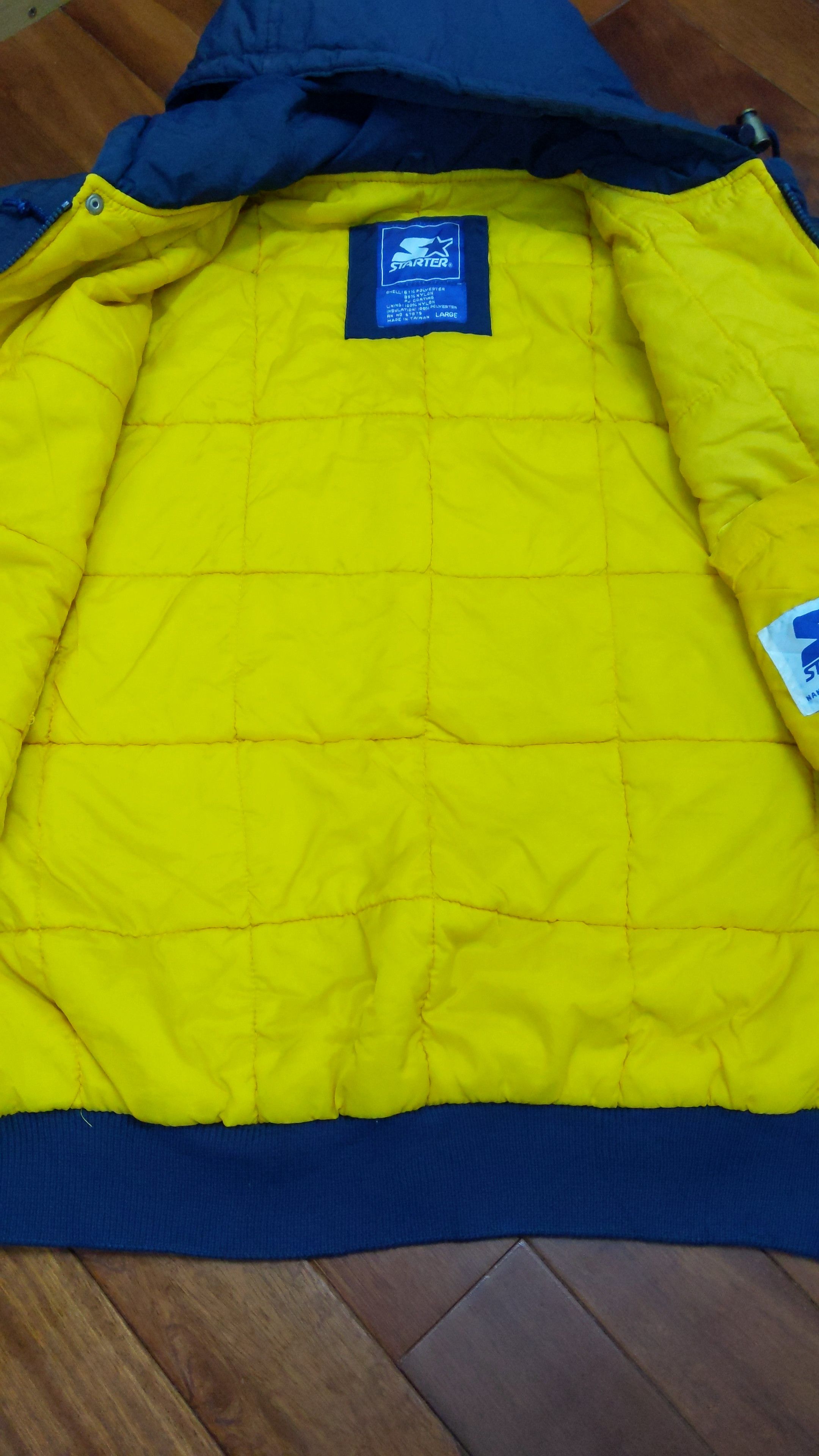 Starter × Vintage 90’s Notre Dame Fighting Irish Starter Pullover NCAA Size US L / EU 52-54 / 3 - 7 Thumbnail