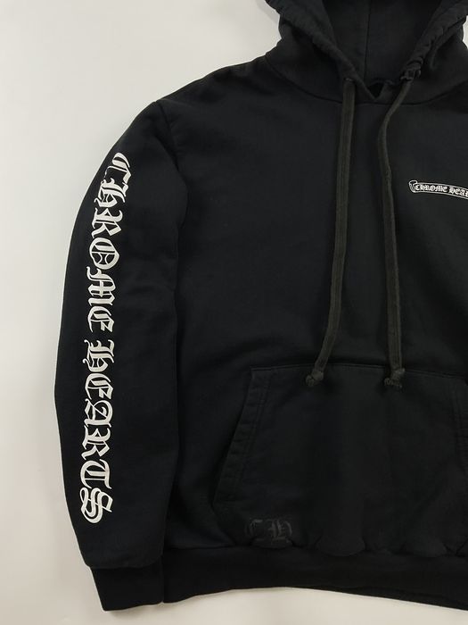 Chrome Hearts Chrome Hearts black logo Hoodie | Grailed