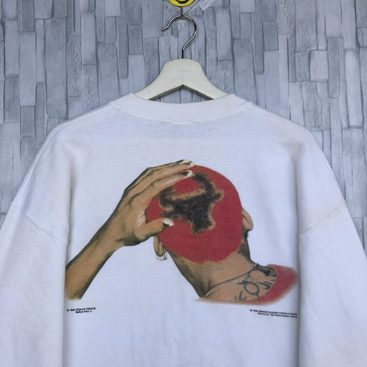 Vintage Vintage Dennis Rodman Bad As I Wanna Be Sweatshirt Jumper Size US L / EU 52-54 / 3 - 4 Thumbnail