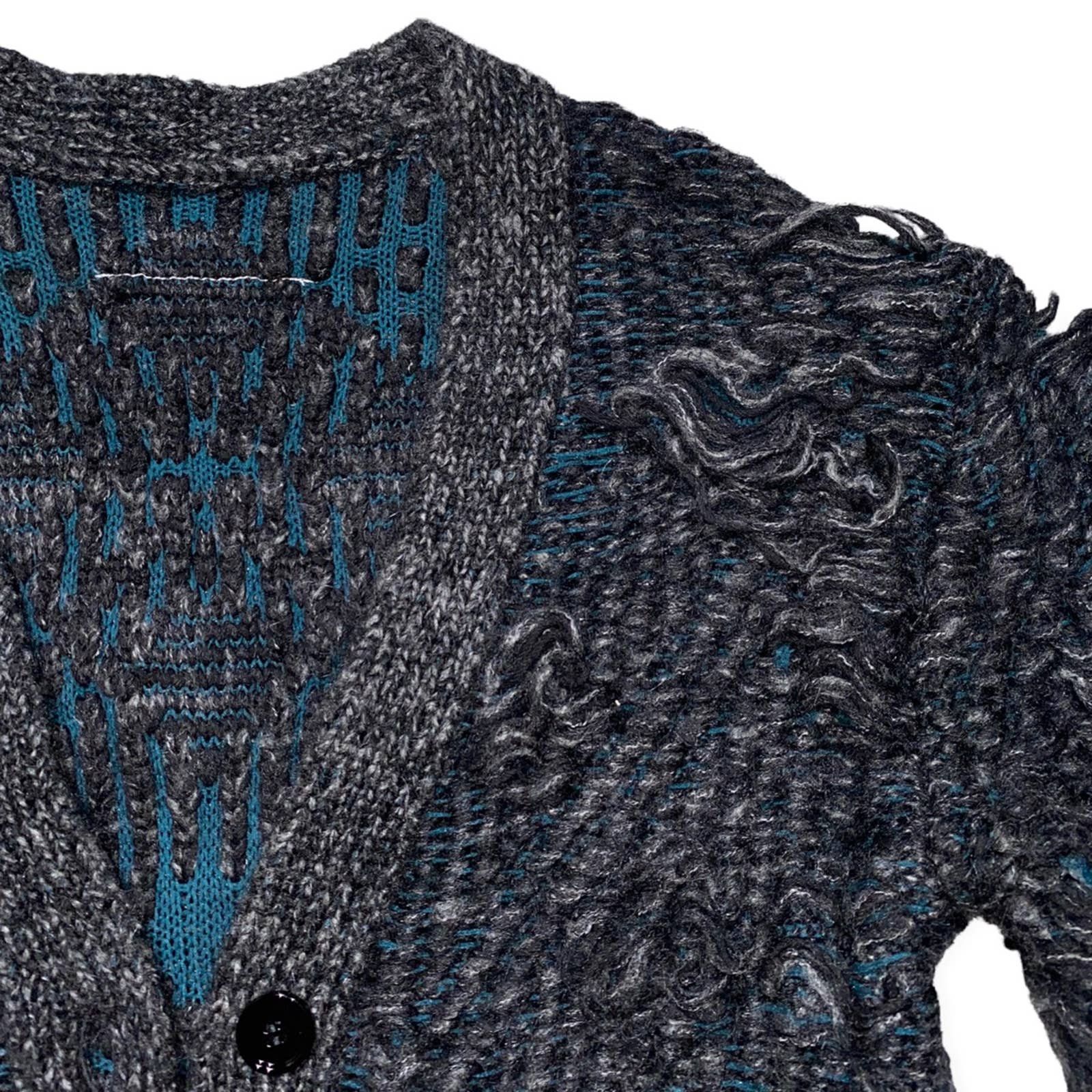 Maison Margiela distressed double layered cardigan 🔥 Size US S / EU 44-46 / 1 - 3 Thumbnail