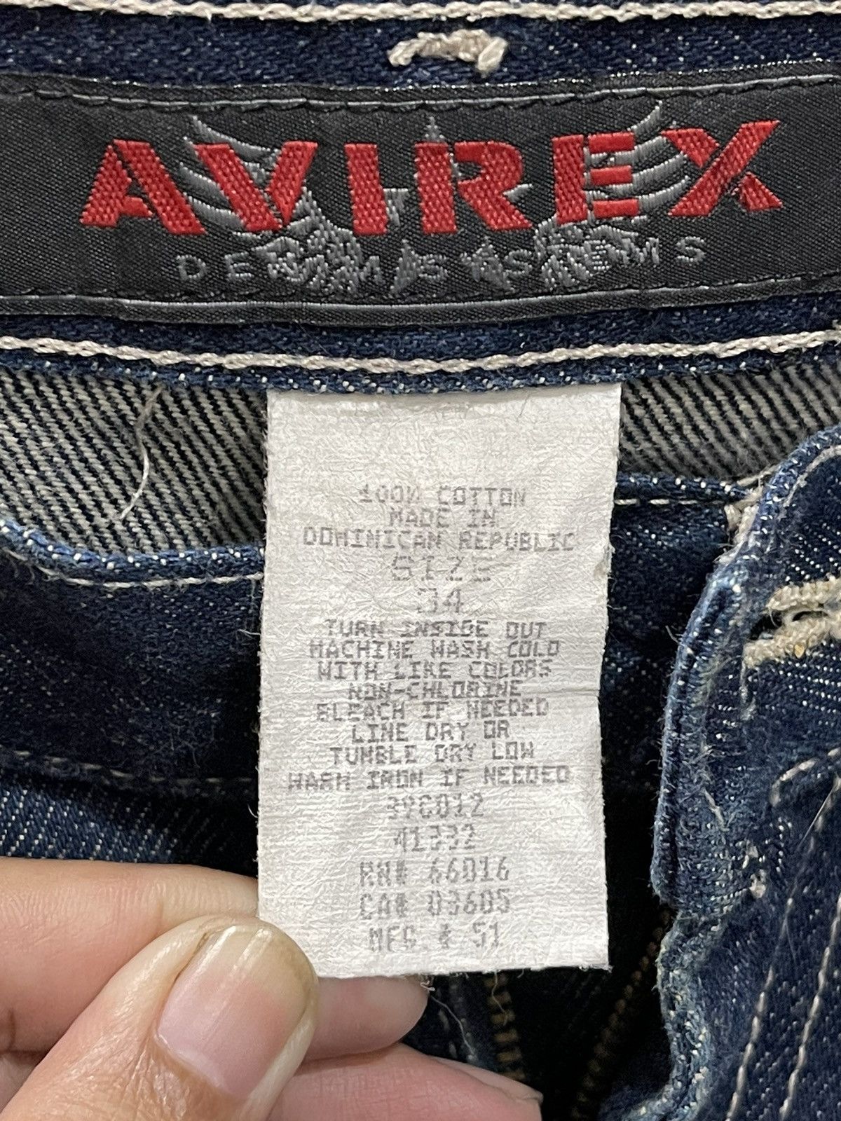 Avirex × Vintage Avirex Denim Systems Jeans vintage Taille 34 Size US 34 / EU 50 - 7 Thumbnail