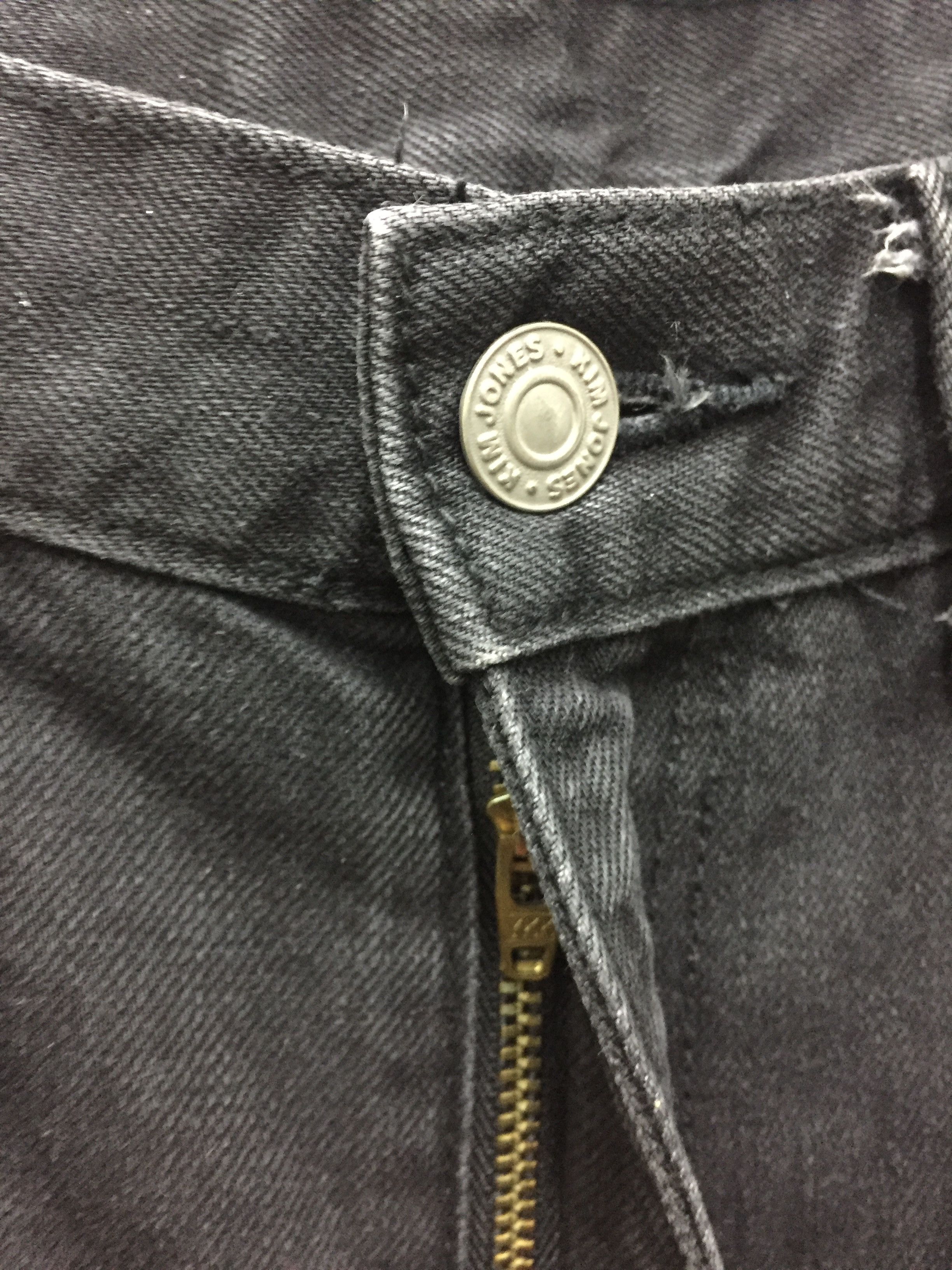 Japanese Brand Kim Jones SS18 Black Denim Pants Size US 29 - 5 Thumbnail