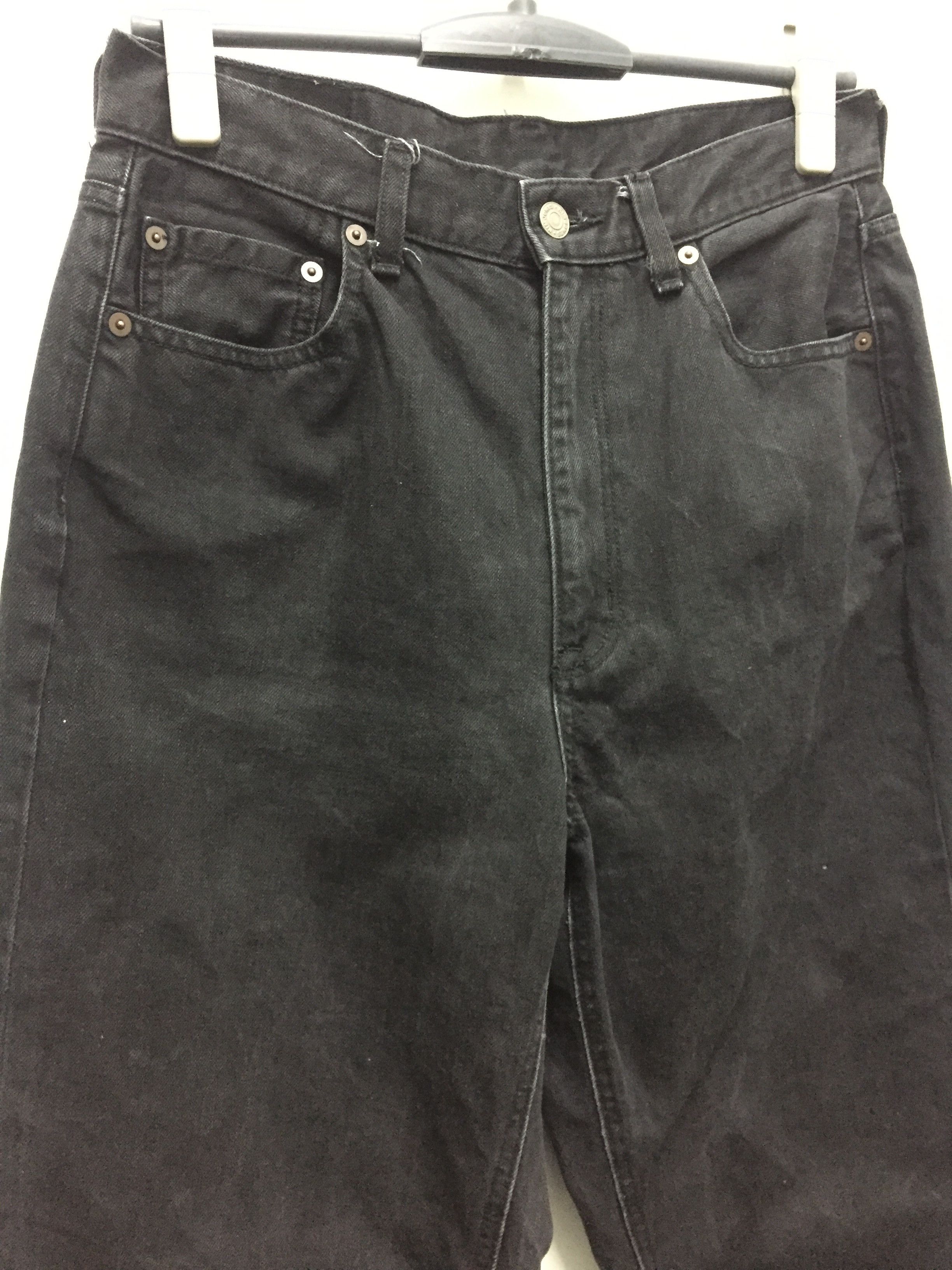 Japanese Brand Kim Jones SS18 Black Denim Pants Size US 29 - 3 Thumbnail