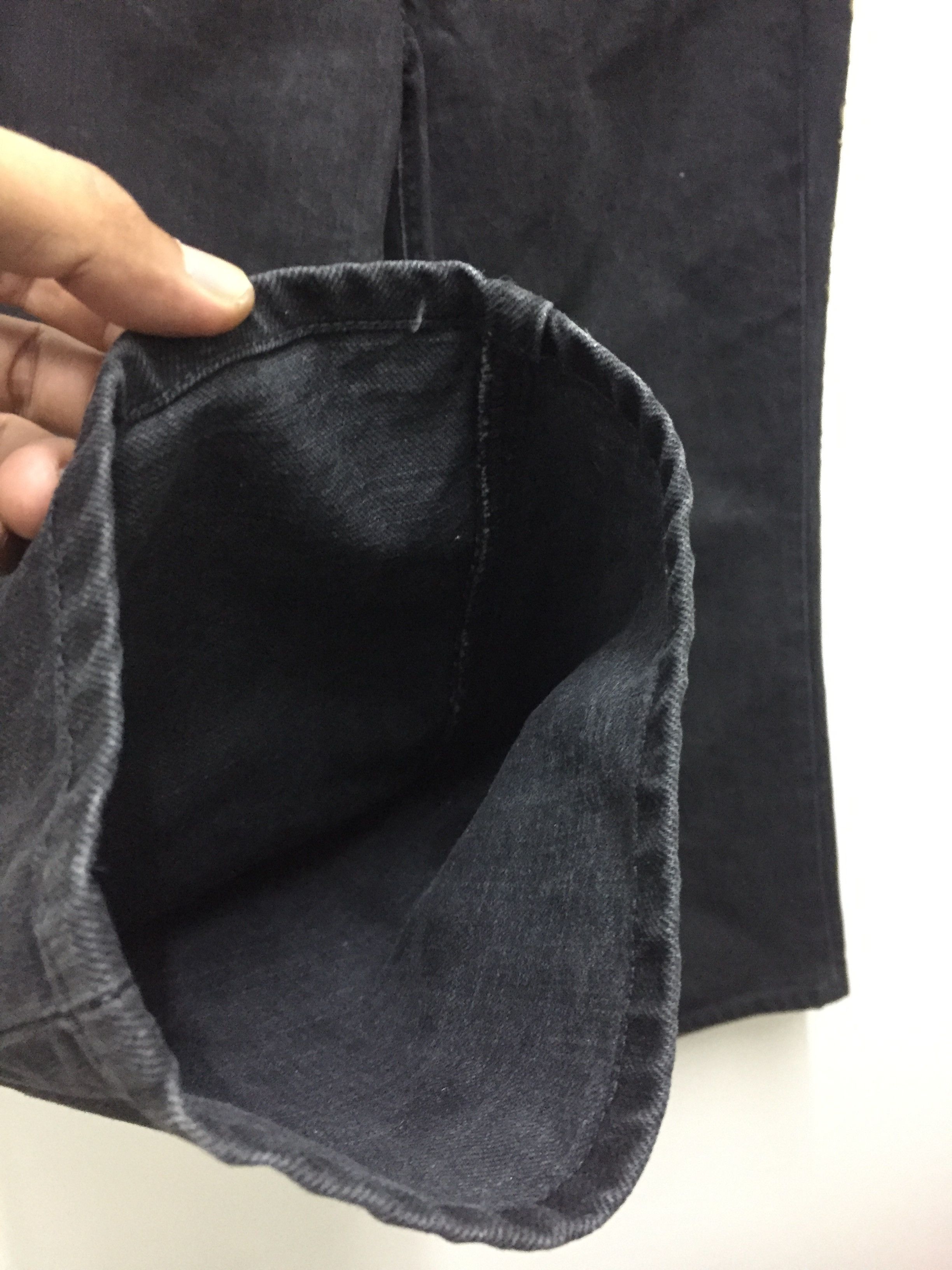 Japanese Brand Kim Jones SS18 Black Denim Pants Size US 29 - 7 Thumbnail
