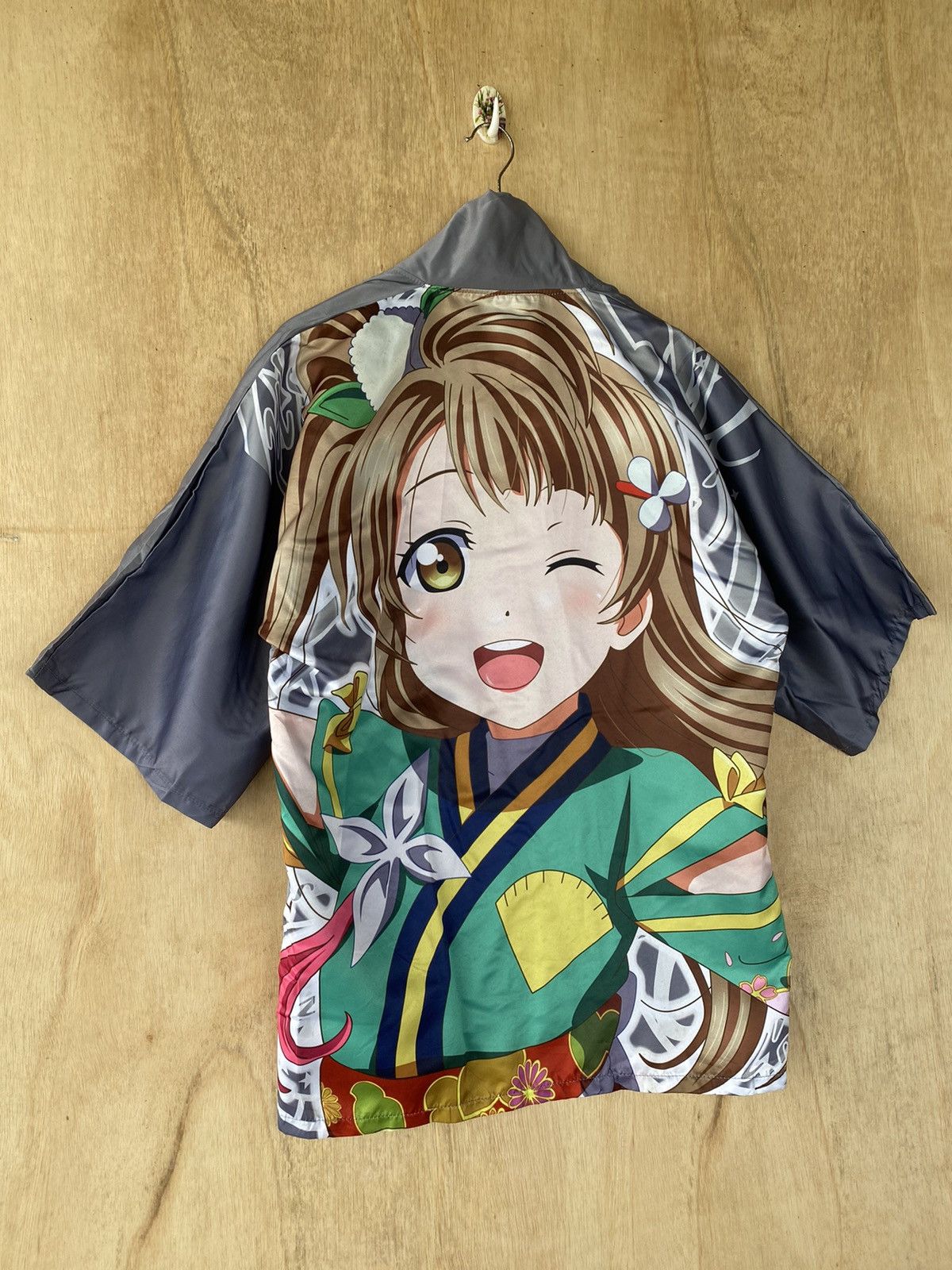 Anime × Japanese Brand Anime Kimono Jacket with Character Print - Colorful Design Size US L / EU 52-54 / 3 - 3 Thumbnail