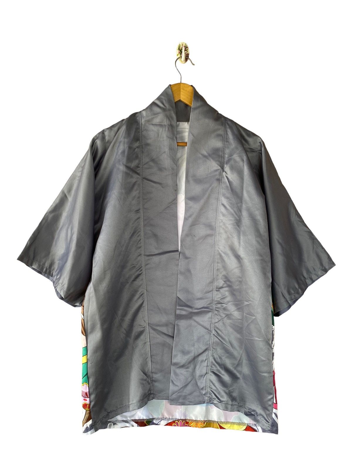 Anime × Japanese Brand Anime Kimono Jacket with Character Print - Colorful Design Size US L / EU 52-54 / 3 - 2 Thumbnail