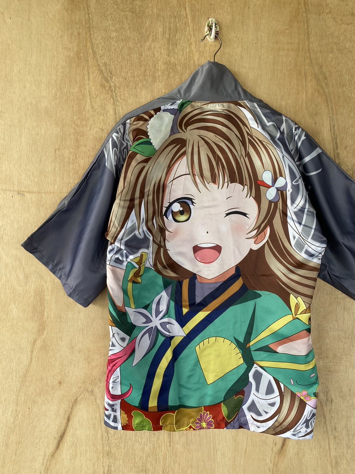 Anime × Japanese Brand Anime Kimono Jacket with Character Print - Colorful Design Size US L / EU 52-54 / 3 - 4 Thumbnail