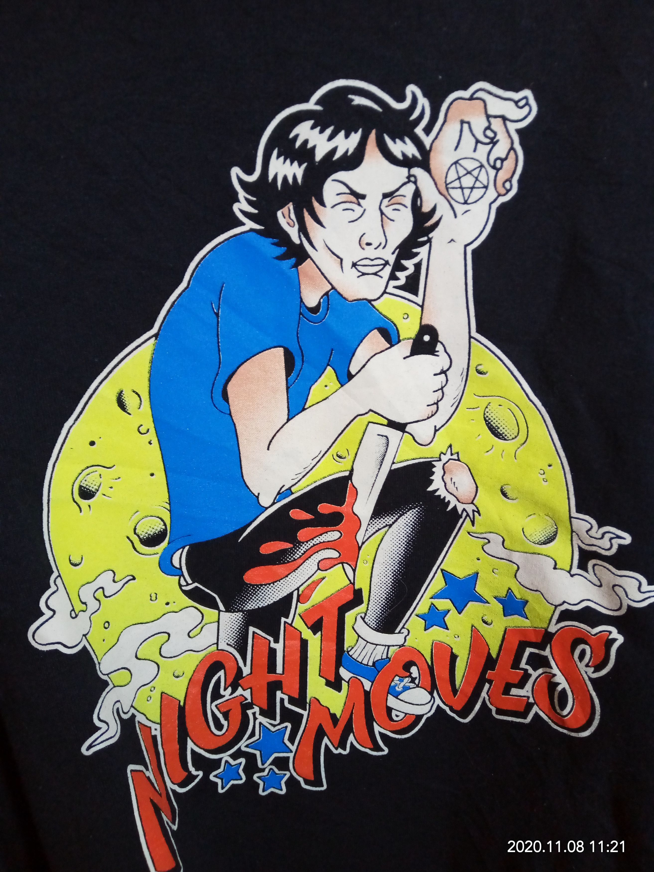 Band Tees Vintage Night Moves HIM Metal Hard Core Sweatshirt 90s Size US XXL / EU 58 / 5 - 2 Thumbnail