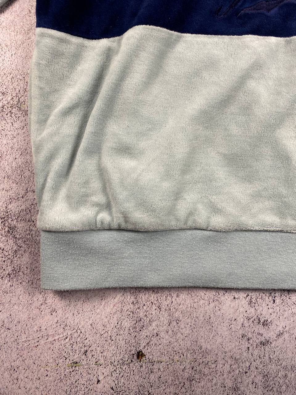 Supreme Vintage SUPREME Velour 1/4 Zip Pullover Sweater Size US M / EU 48-50 / 2 - 10 Thumbnail