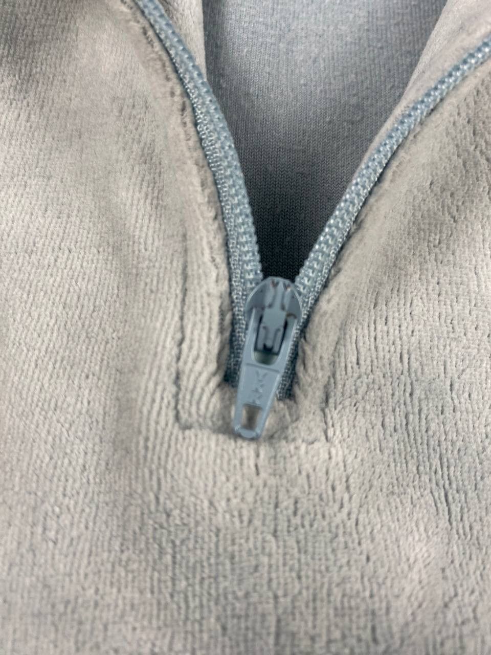 Supreme Vintage SUPREME Velour 1/4 Zip Pullover Sweater Size US M / EU 48-50 / 2 - 5 Thumbnail