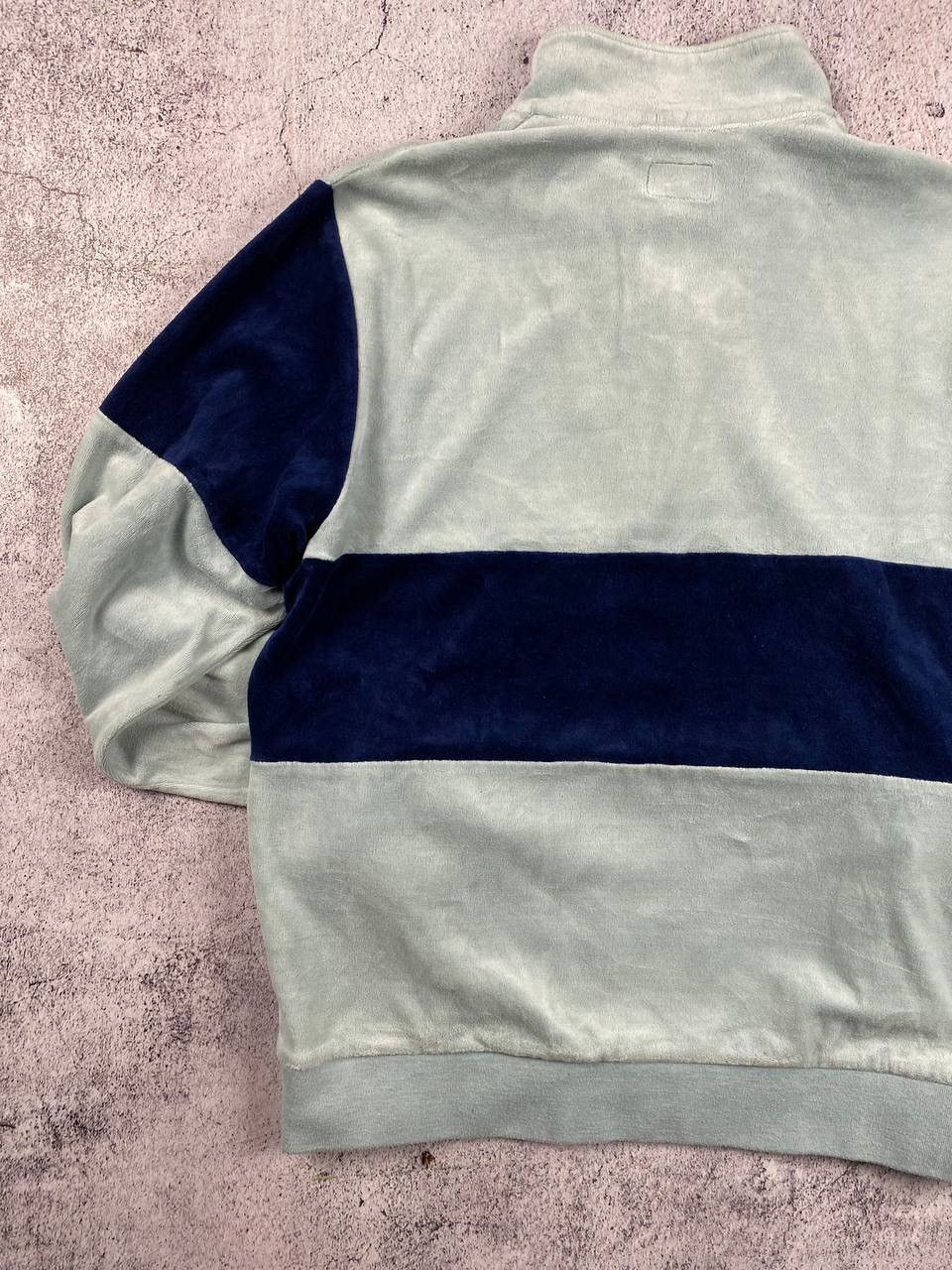 Supreme Vintage SUPREME Velour 1/4 Zip Pullover Sweater Size US M / EU 48-50 / 2 - 12 Thumbnail